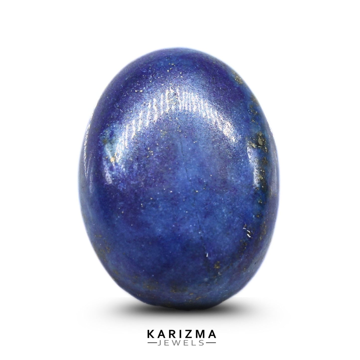 12.4Ct Natural Blue Untreated Lapis Lazuli Oval Cabochon Gemstone