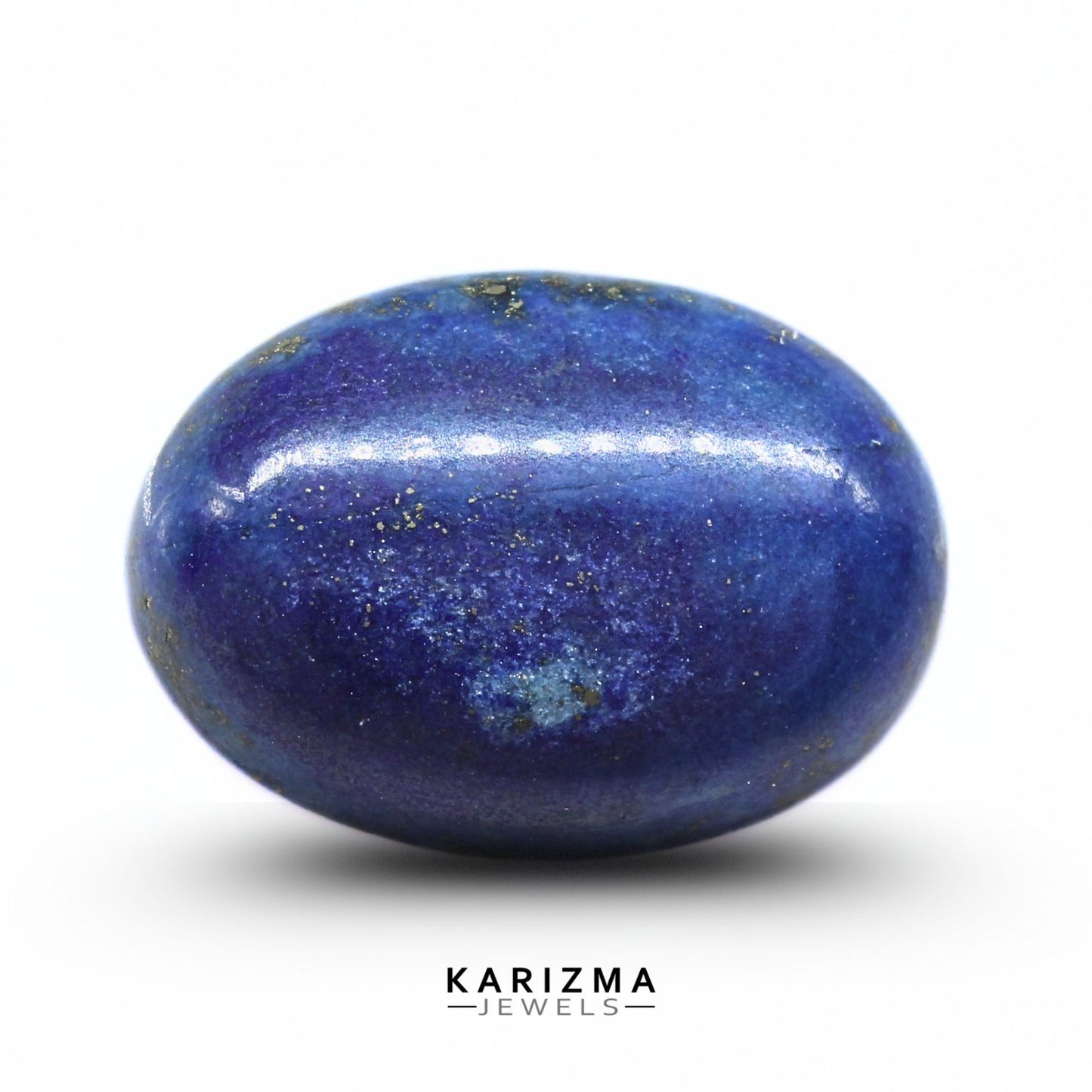12.4Ct Natural Blue Untreated Lapis Lazuli Oval Cabochon Gemstone