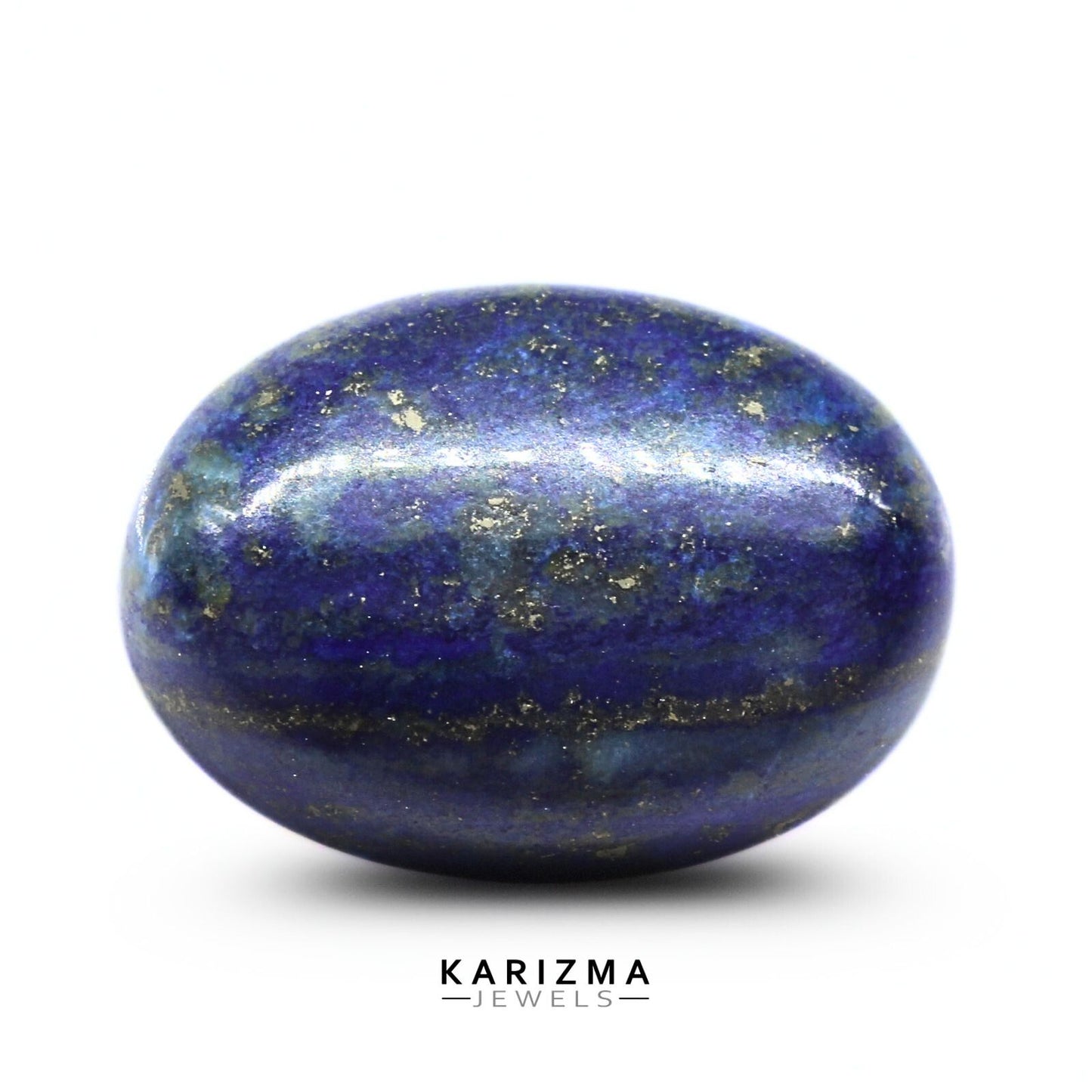 12.7Ct Natural Blue Untreated Lapis Lazuli Oval Cabochon Gemstone