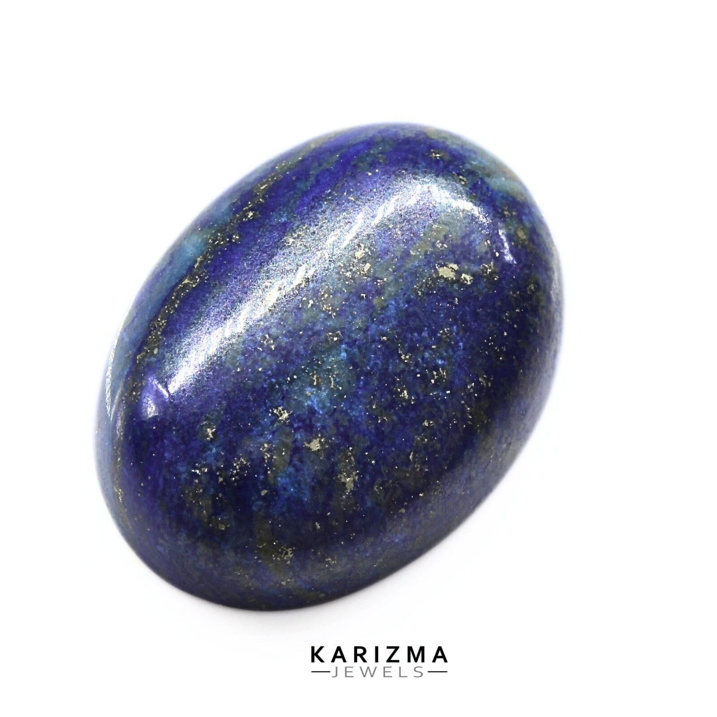 12.7Ct Natural Blue Untreated Lapis Lazuli Oval Cabochon Gemstone