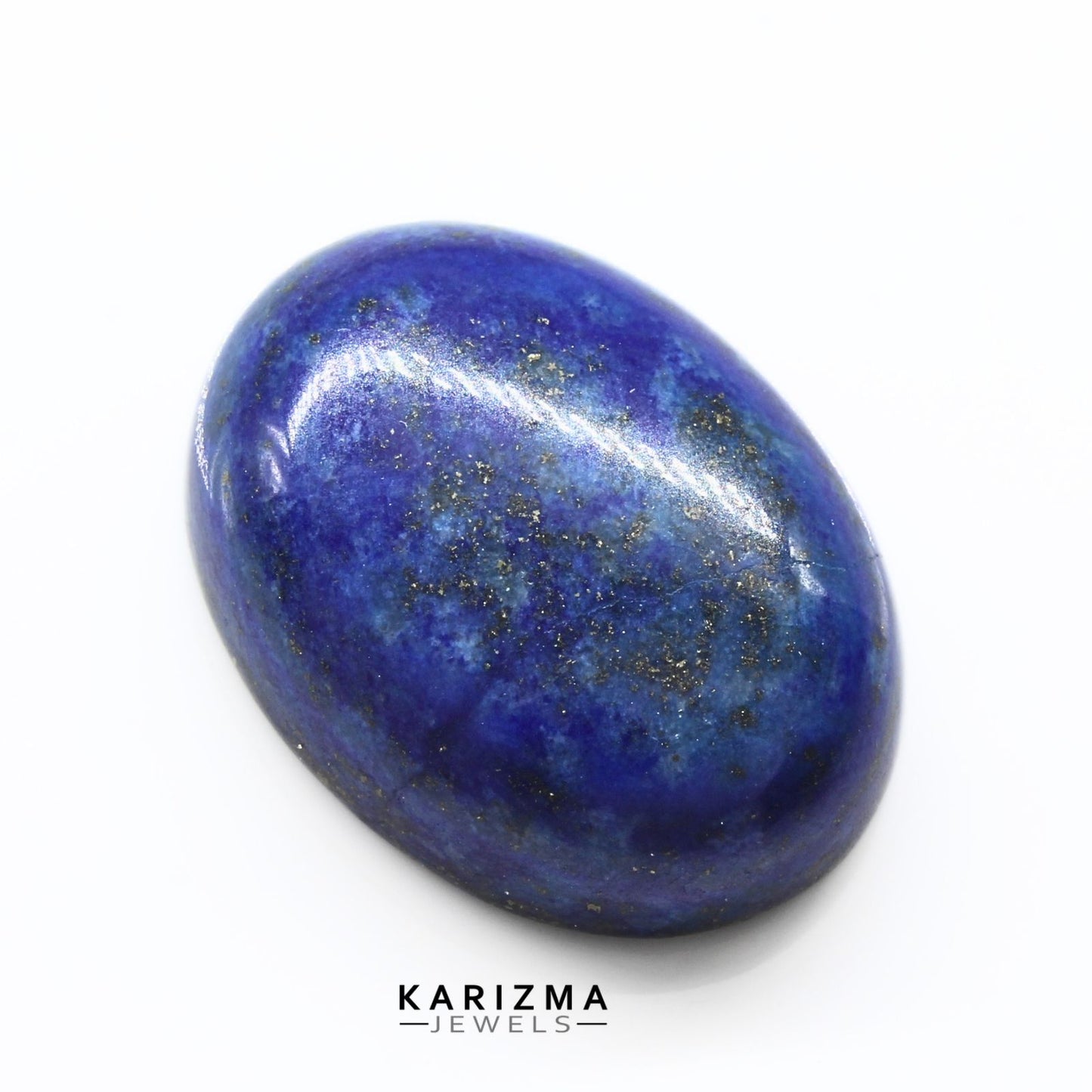 14.4Ct Natural Blue Untreated Lapis Lazuli Oval Cabochon Gemstone