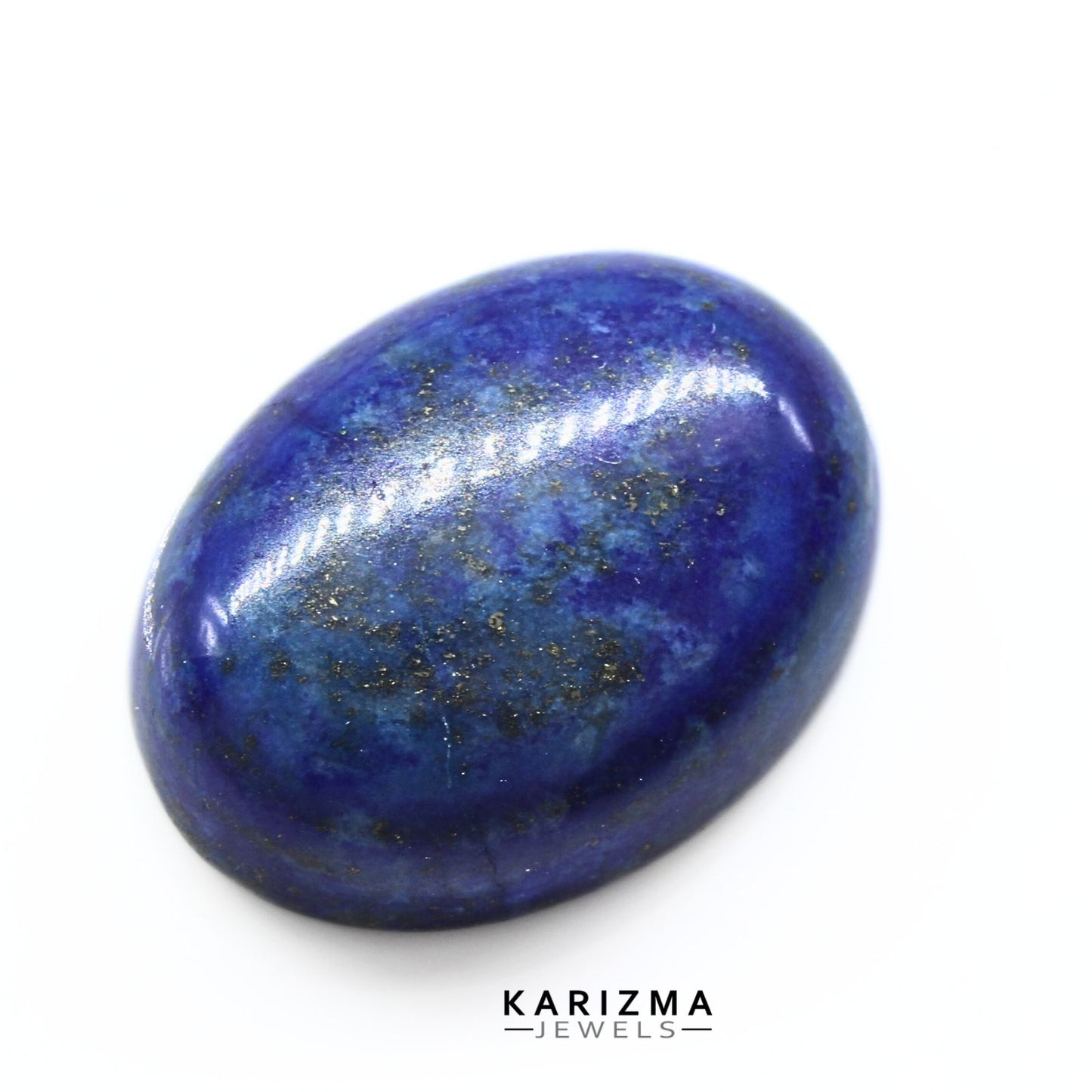 14.4Ct Natural Blue Untreated Lapis Lazuli Oval Cabochon Gemstone