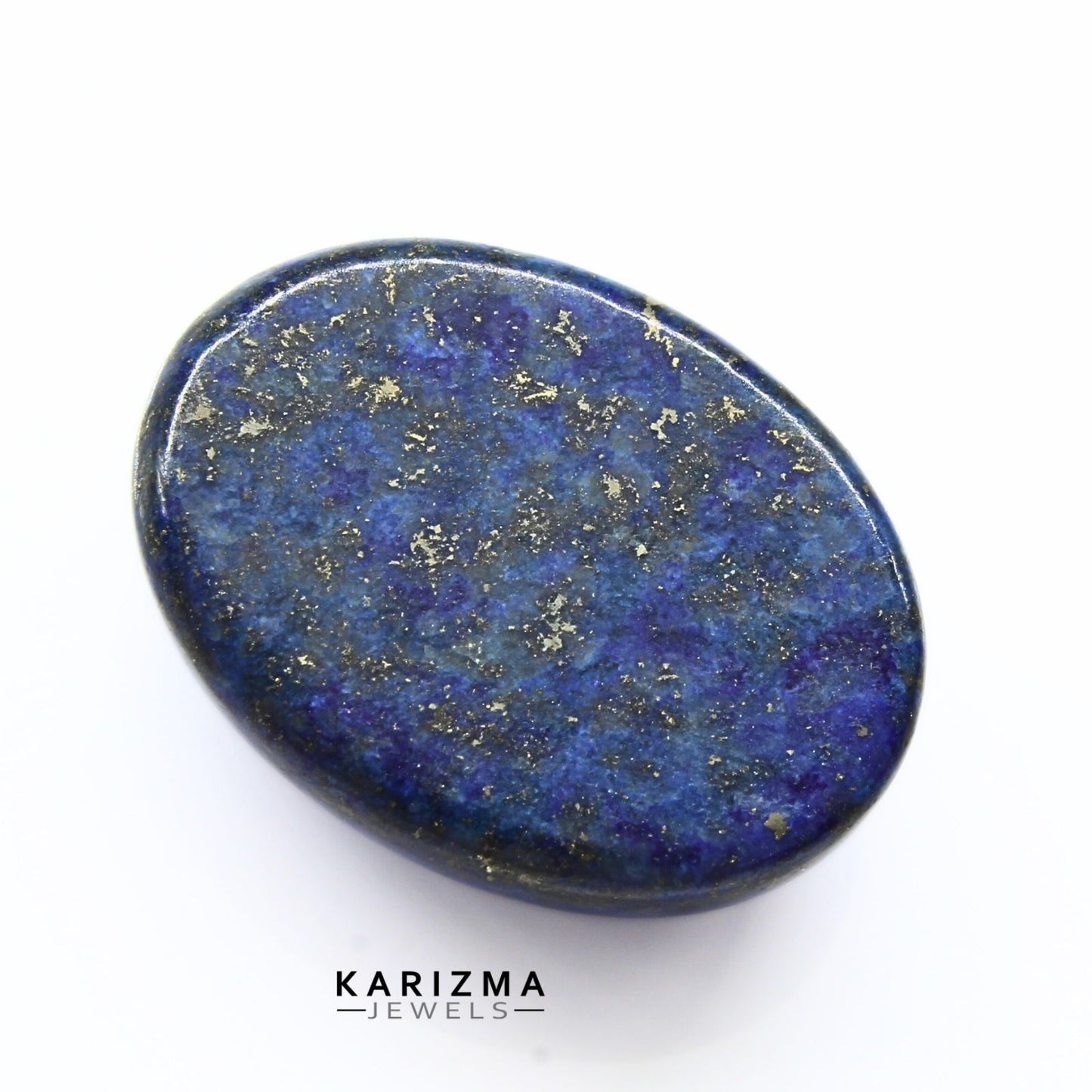 14.4Ct Natural Blue Untreated Lapis Lazuli Oval Cabochon Gemstone