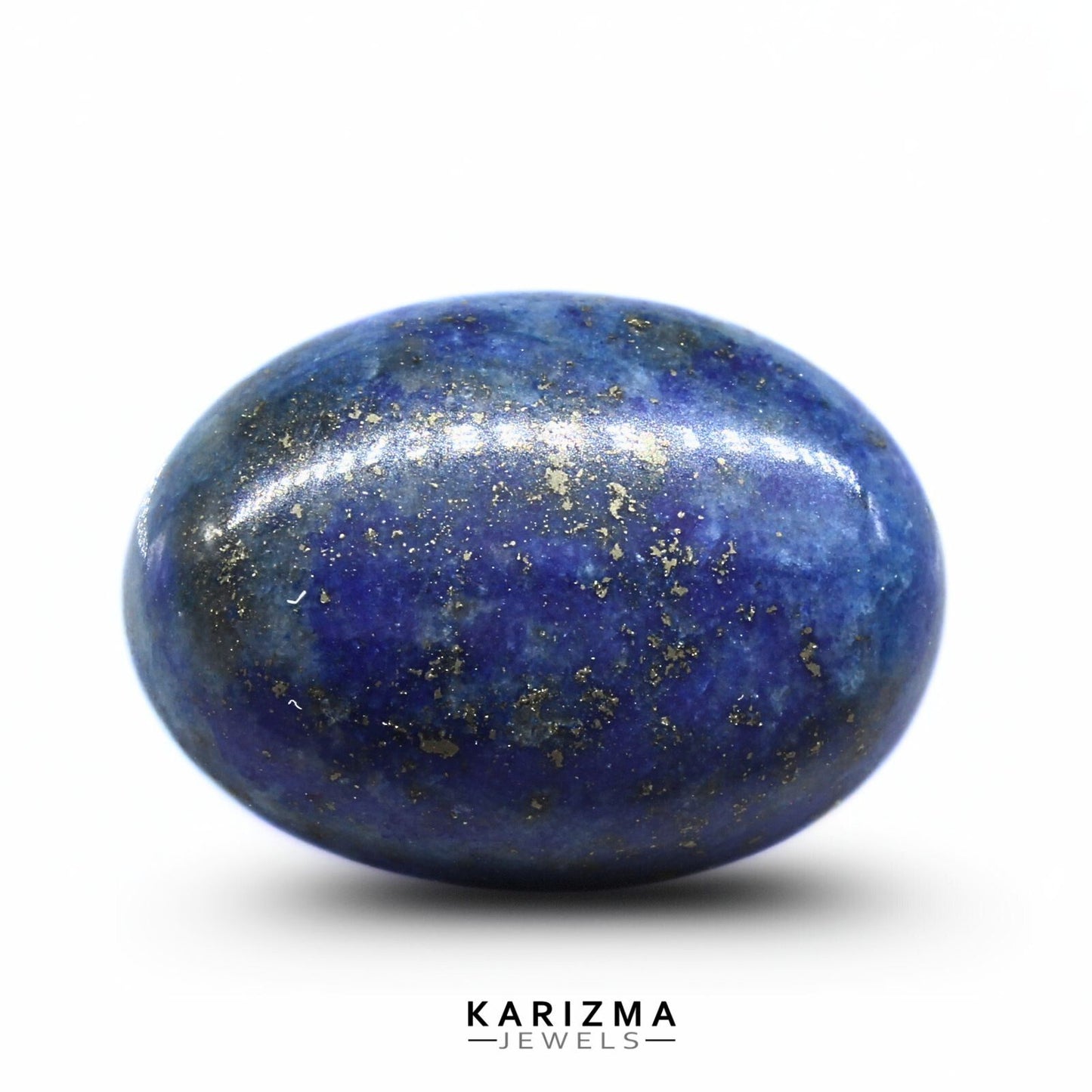 12.1Ct Natural Blue Untreated Lapis Lazuli Oval Cabochon Gemstone