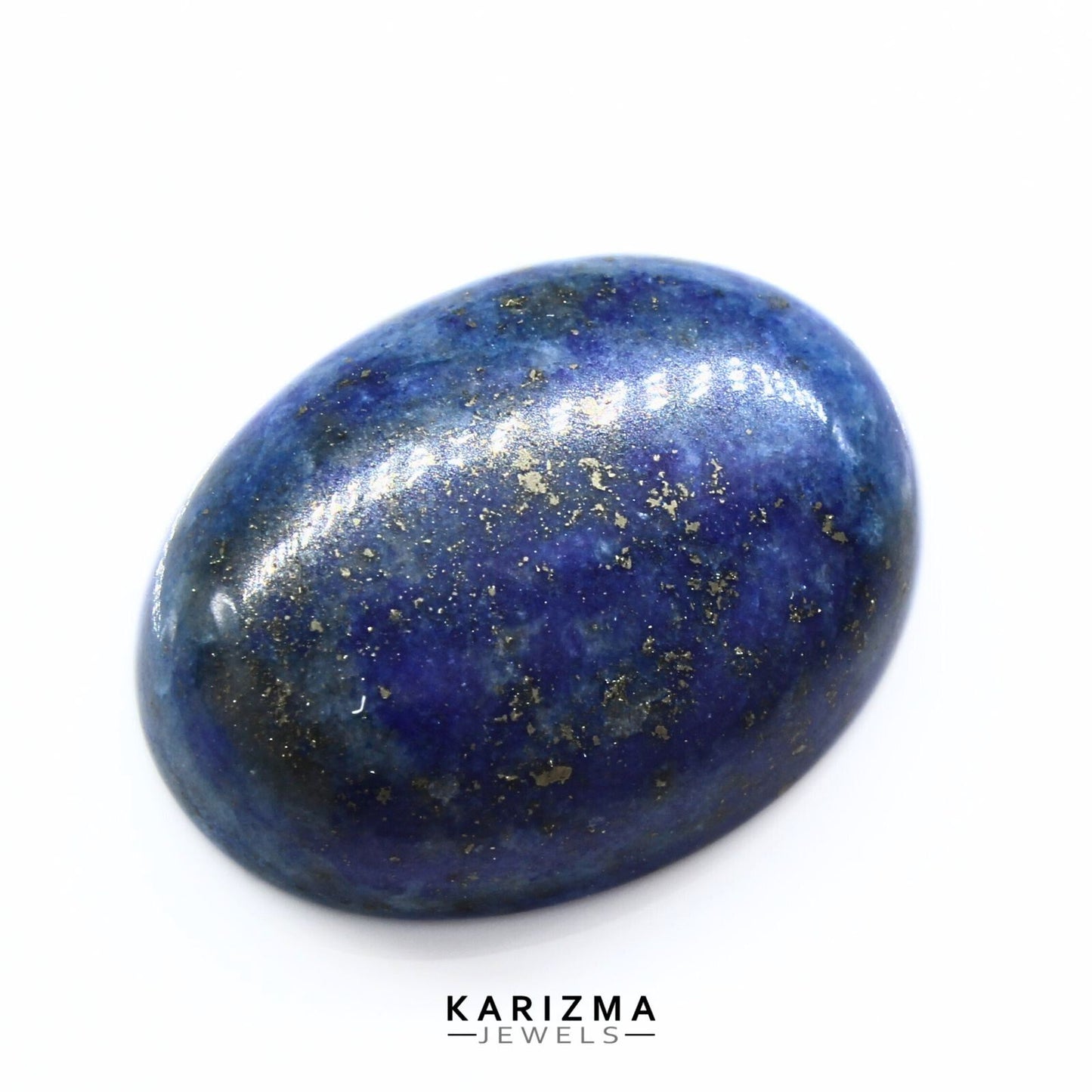 12.1Ct Natural Blue Untreated Lapis Lazuli Oval Cabochon Gemstone