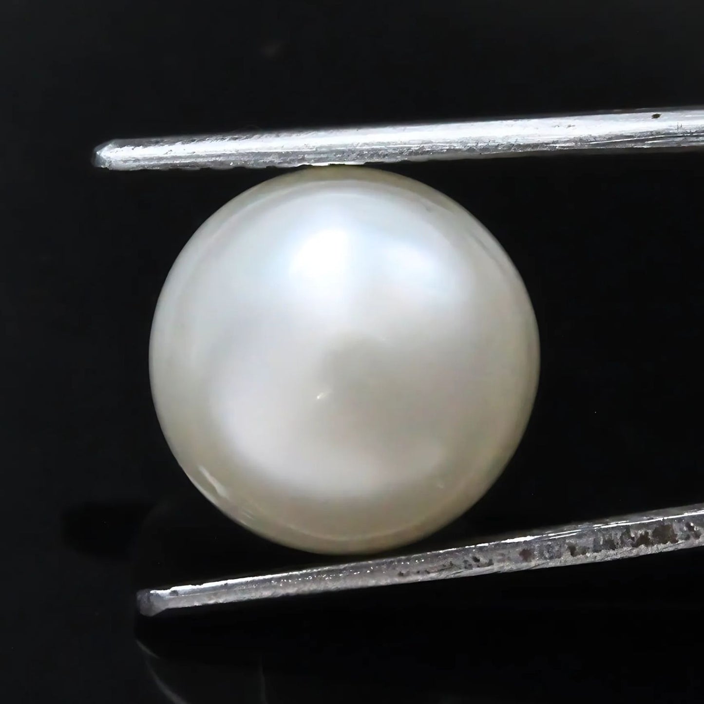9Ct Natural Gemstone Real White Pearl for Moon