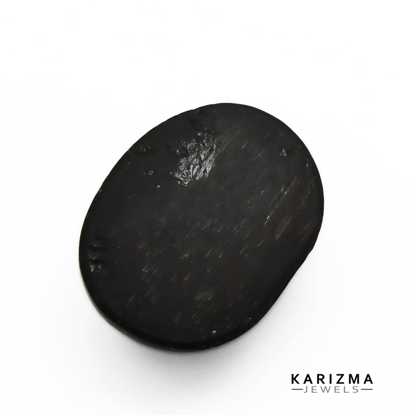 3Ct Natural Black Star Oval Gemstone