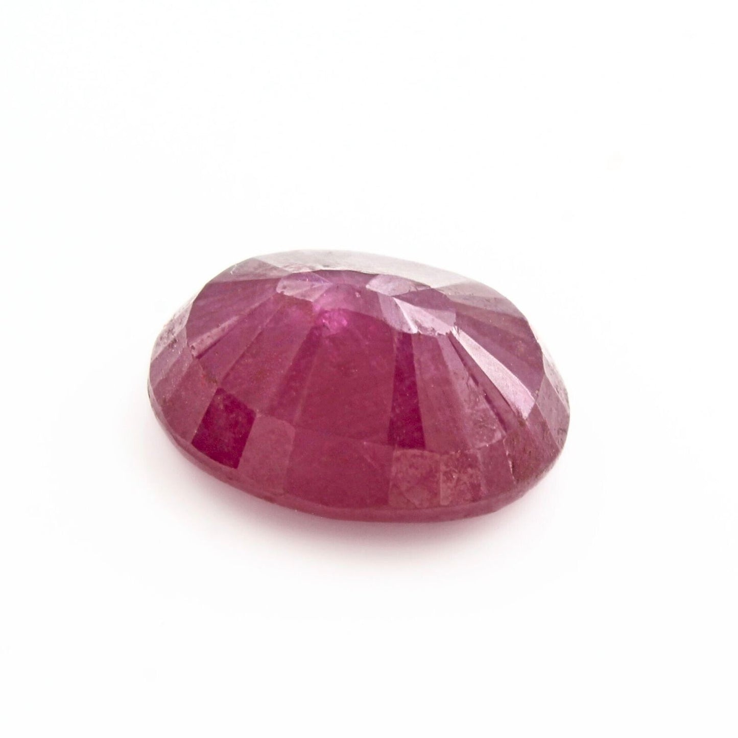 2Ct Natural Purplish Red Ruby (Manik) Oval Gemstone