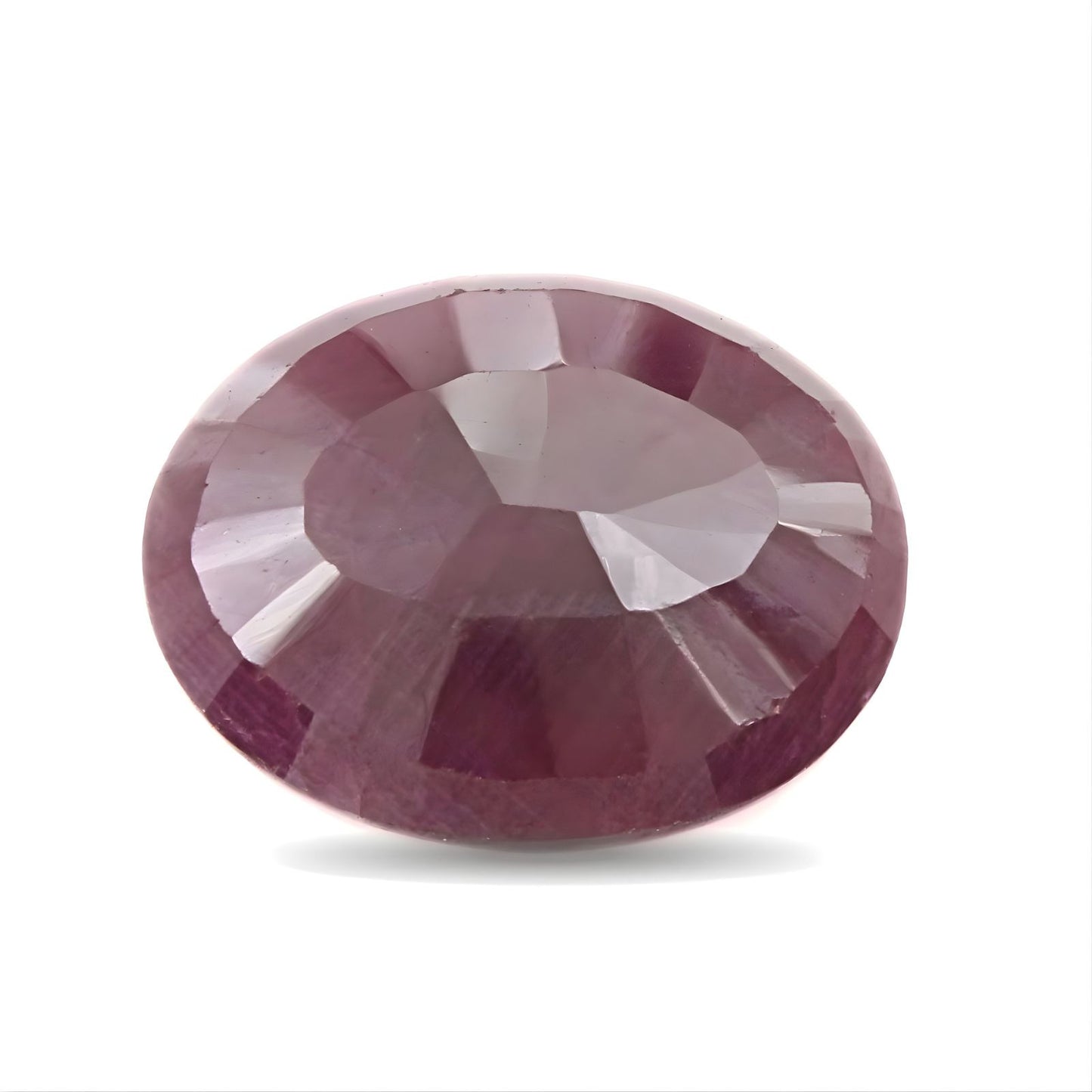 5.6Ct Natural Purplish Red Ruby (Manik) Oval Gemstone