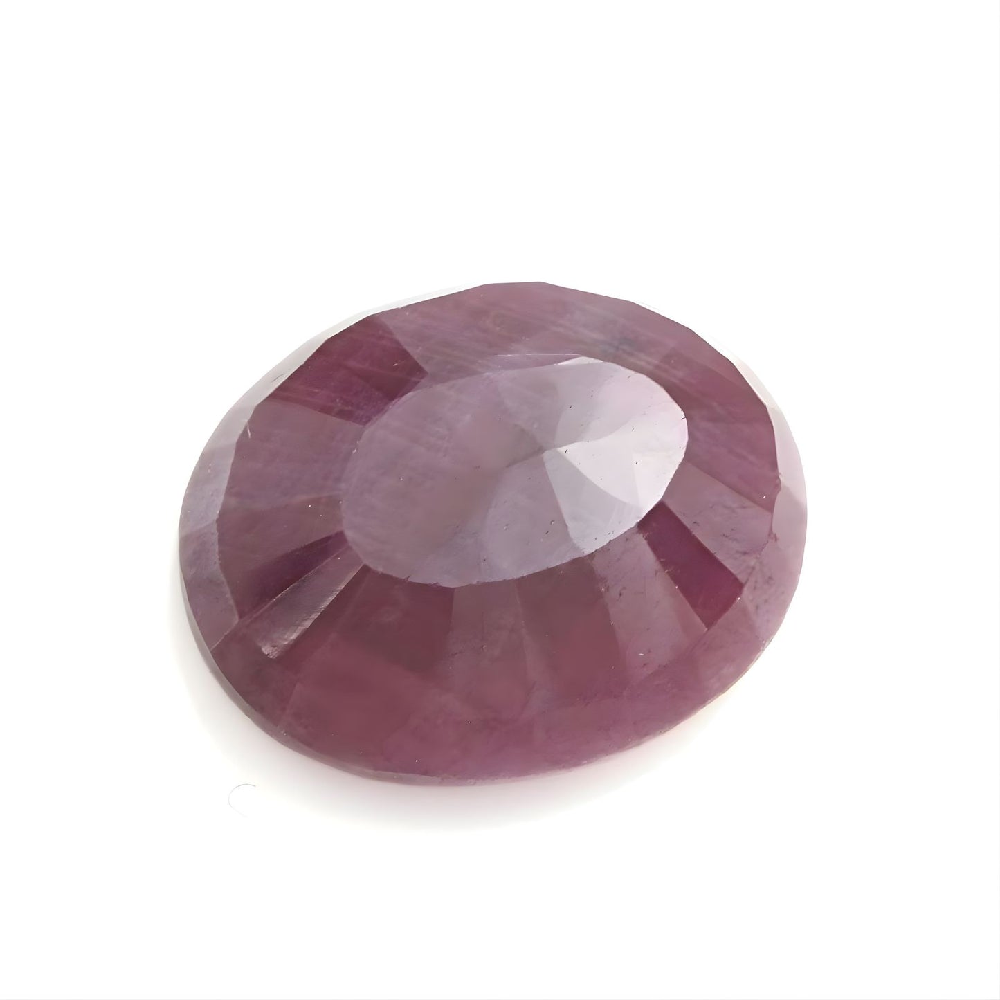 5.3Ct Natural Purplish Red Ruby (Manik) Oval Gemstone