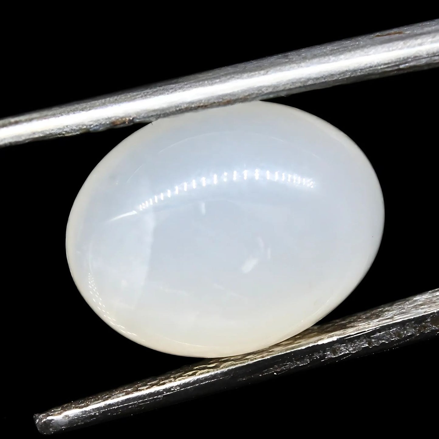 5.2Ct Natural Cloudy white Moonstone Oval Rashi Gemstone