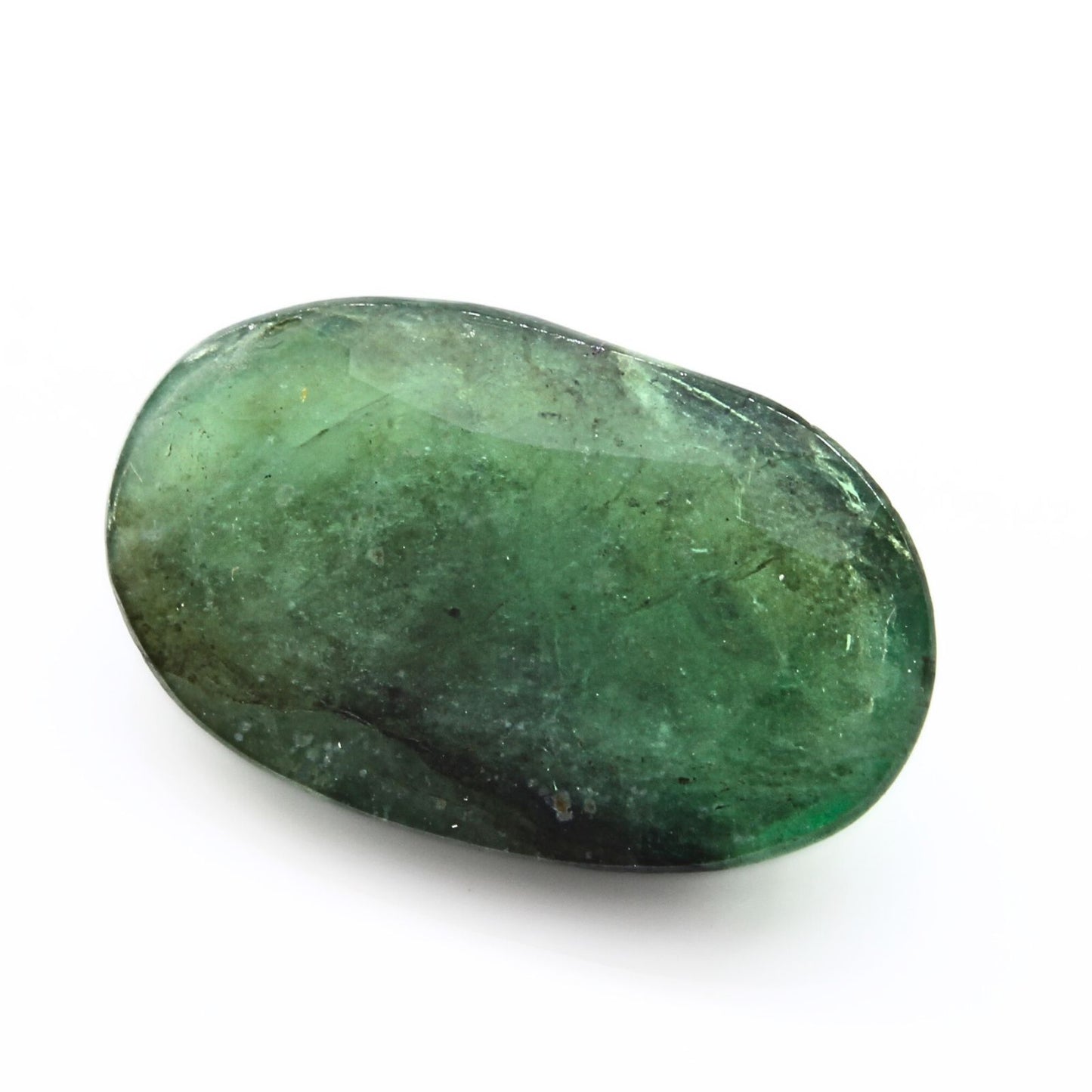 4.4Ct Natural Green Emerald (Panna) Oval Cut Gemstone