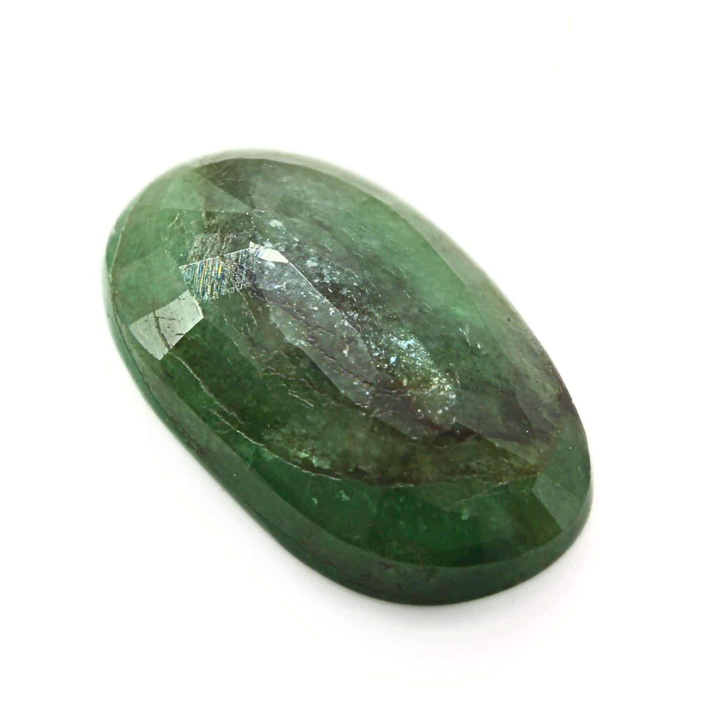 4.4Ct Natural Green Emerald (Panna) Oval Cut Gemstone