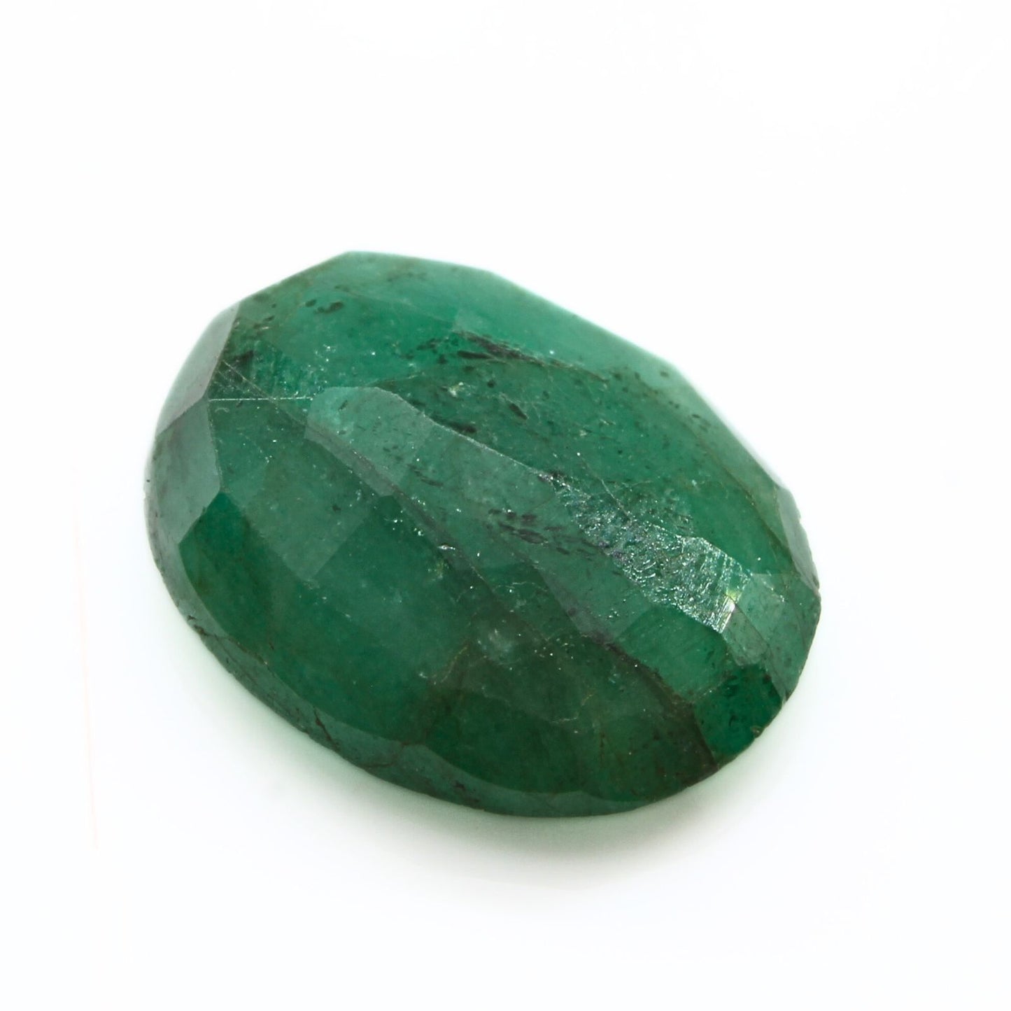 3.9Ct Natural Green Emerald (Panna) Oval Cut Gemstone