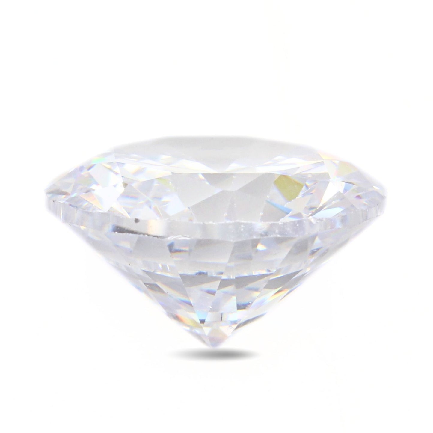11Ct Natural White Cubic Zirconia Diamond cut Gemstone
