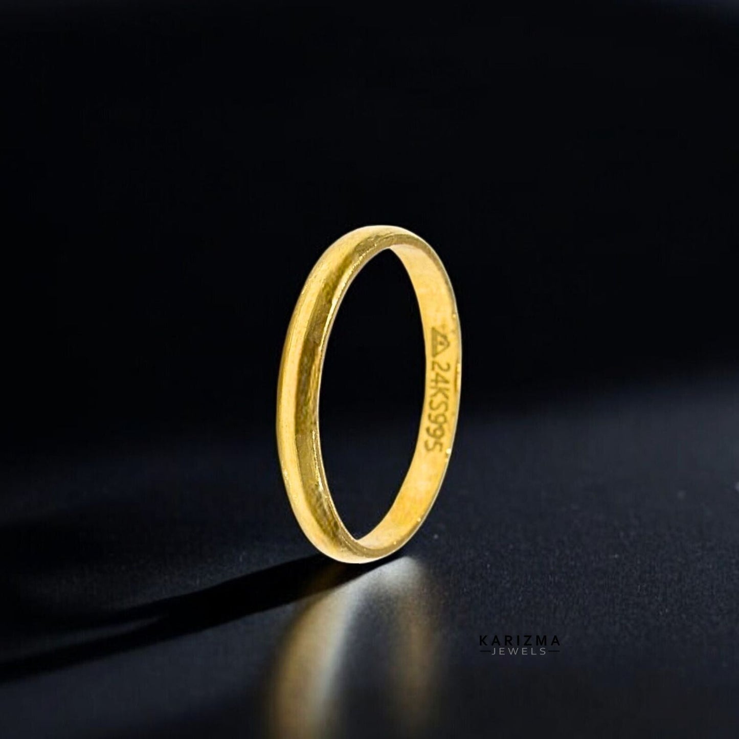 Pure Gold Jointless Challa finger Ring for astrology शुद्ध सोने का बेजोड़ छल्ला