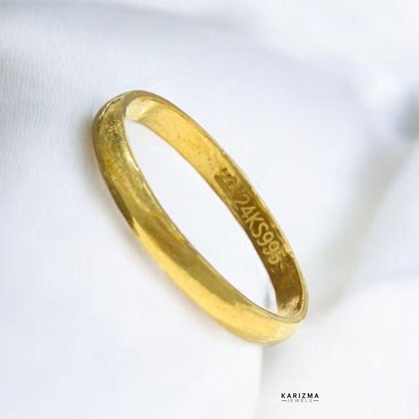 Pure Gold Jointless Challa finger Ring for astrology शुद्ध सोने का बेजोड़ छल्ला