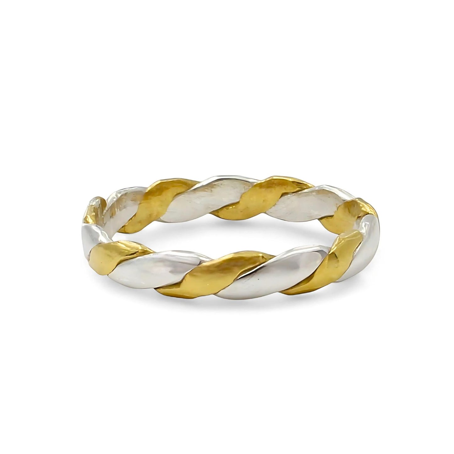 2 Metal Do Dhattu Gold Silver finger Ring for Red book remedy astrology