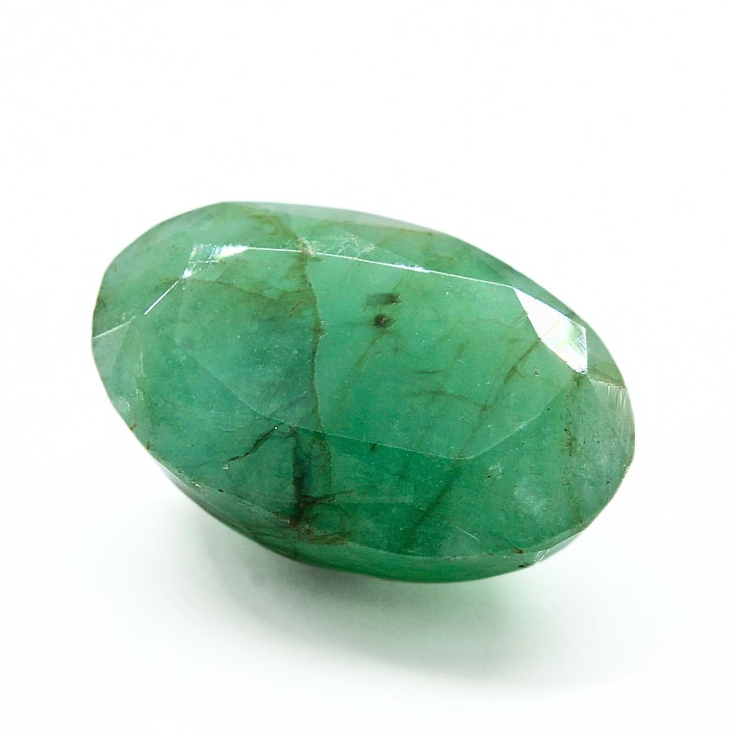 3.2Ct Natural Green Emerald (Panna) Oval Cut Gemstone