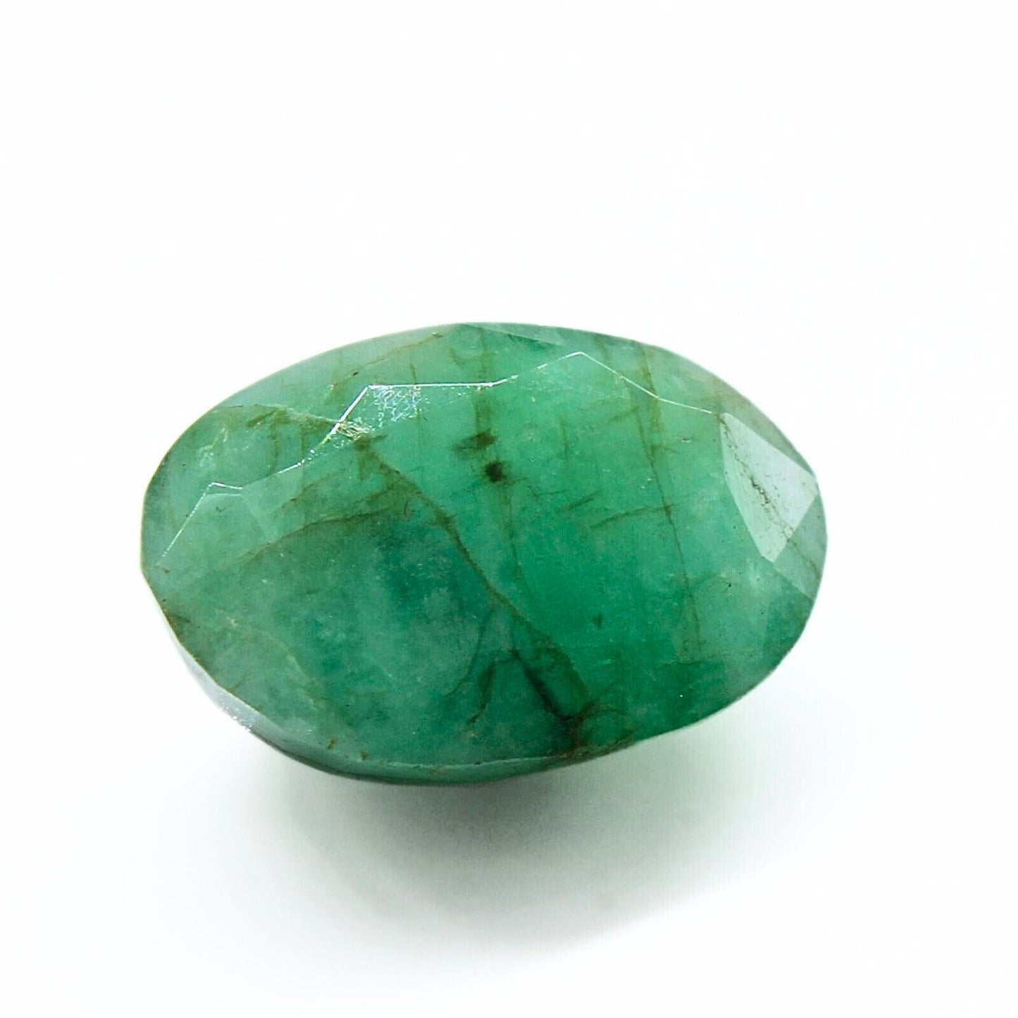 3.2Ct Natural Green Emerald (Panna) Oval Cut Gemstone