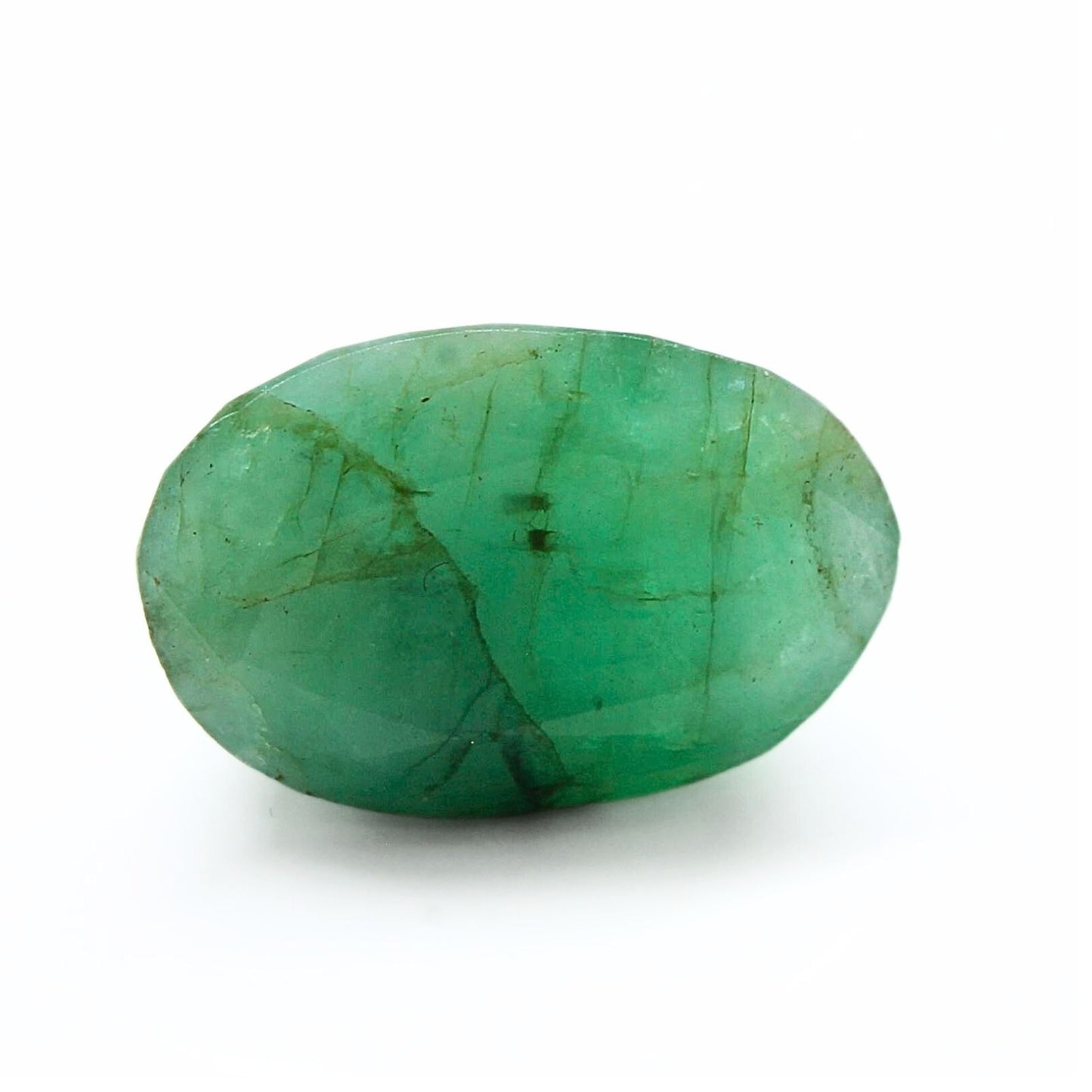 3.2Ct Natural Green Emerald (Panna) Oval Cut Gemstone