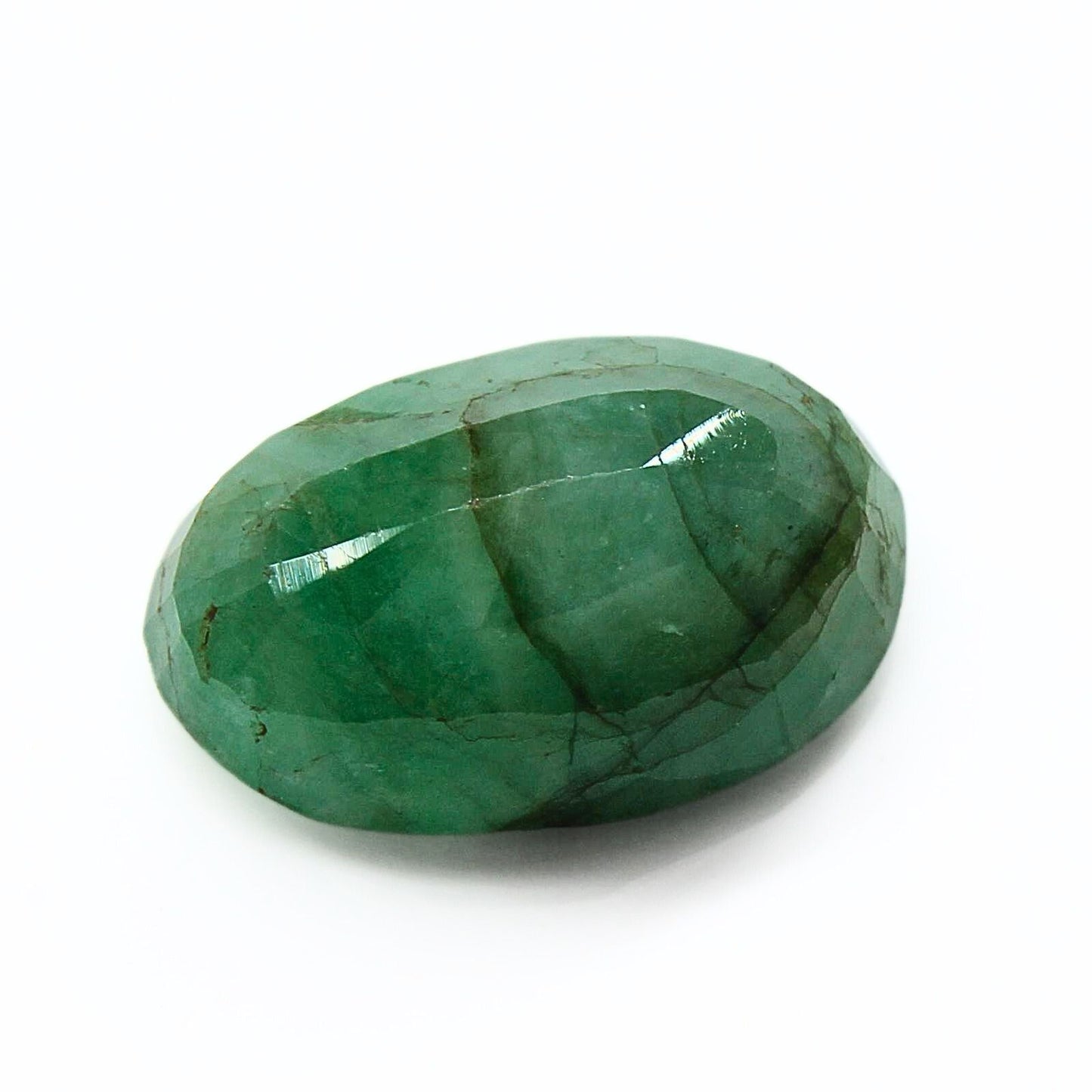 3.2Ct Natural Green Emerald (Panna) Oval Cut Gemstone