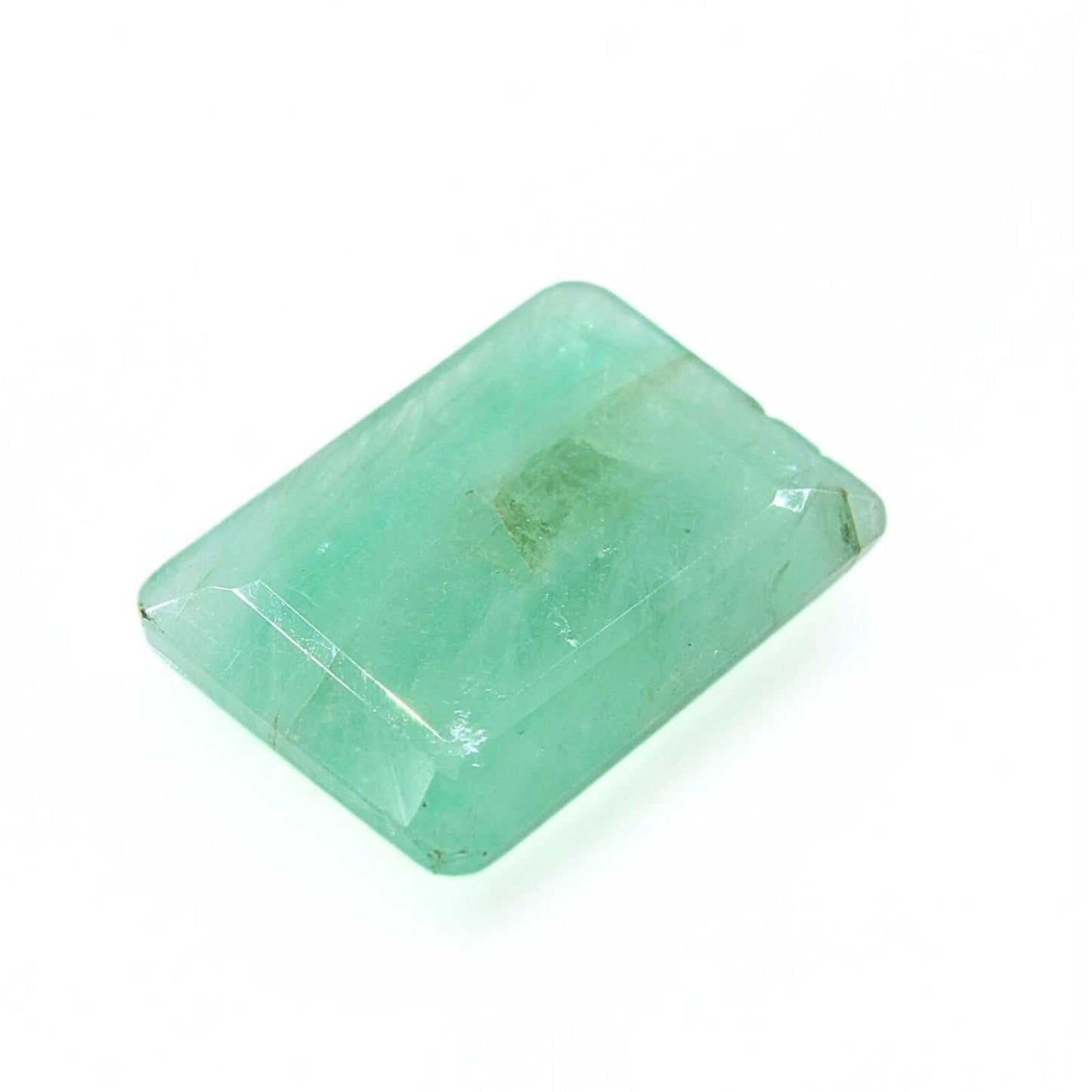 2.9Ct Natural Green Emerald (Panna) Rectangle Cut Gemstone