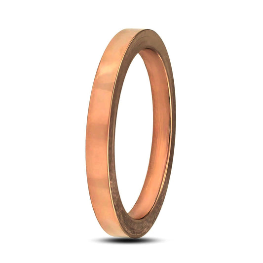 Heavy Solid Square Jointless copper Kada for Men - Tambe ka kada