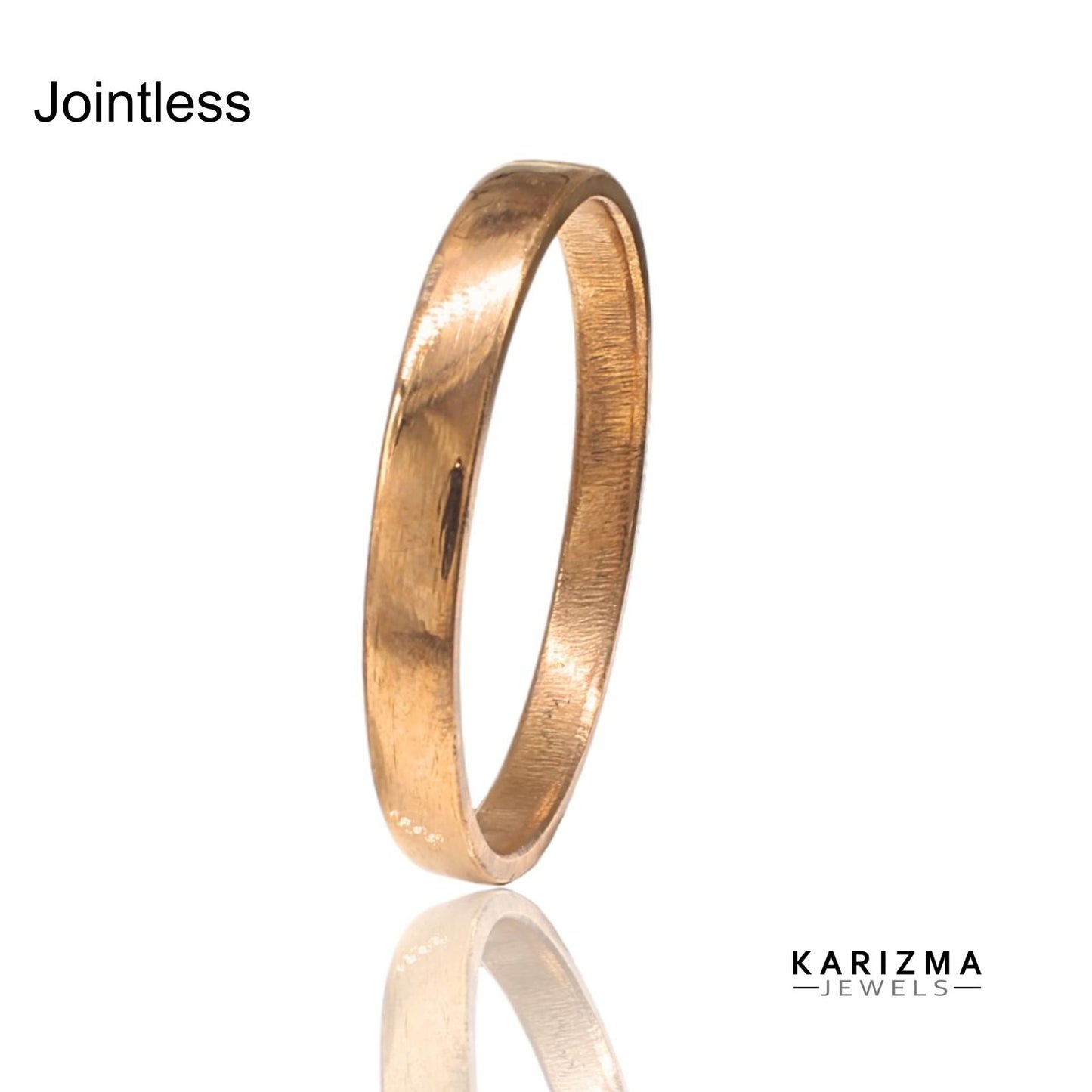 Heavy Flat Copper Jointless casting Bangle bejod tamba ka kada for astrology
