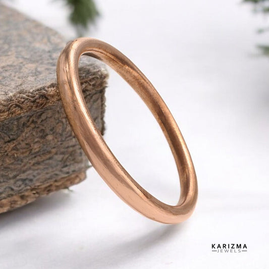 Jointless Copper Round Bangle bejod tamba ka kada for astrology