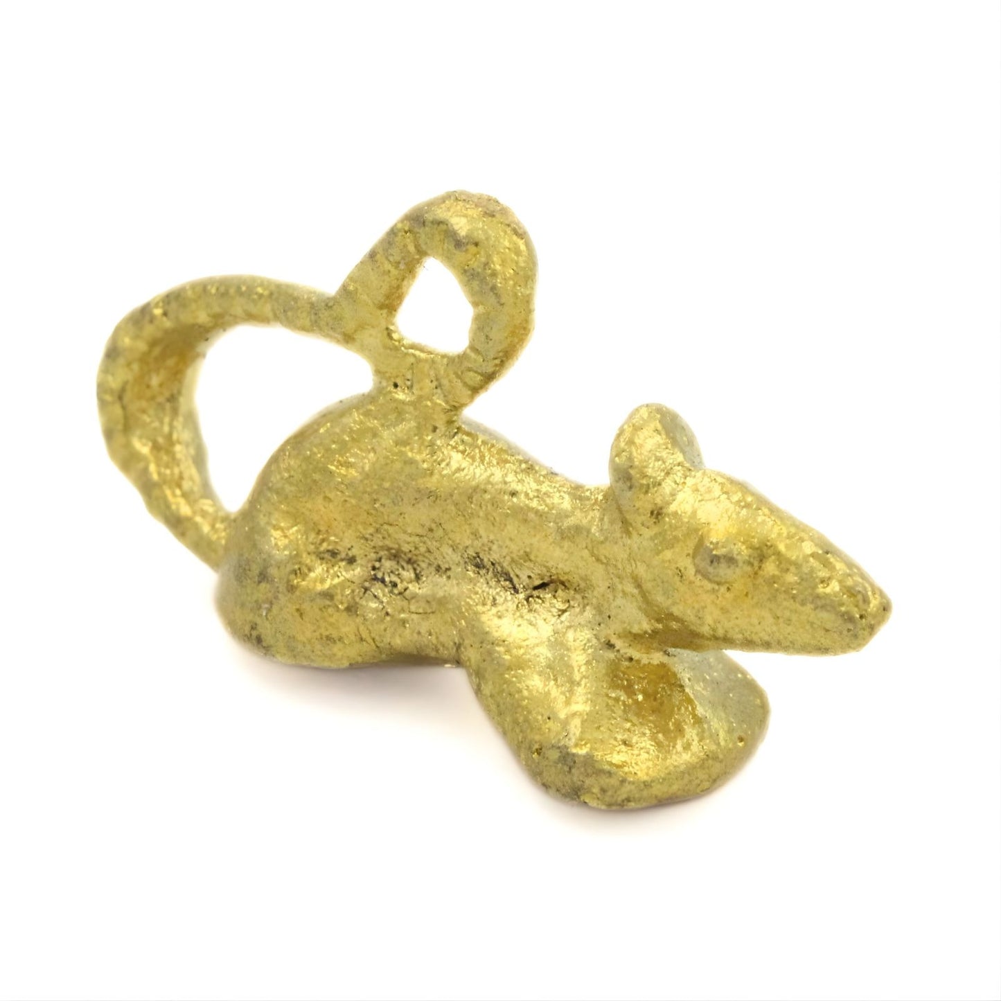 Brass Mouse mini statue for Lal Kitab and red book remedies