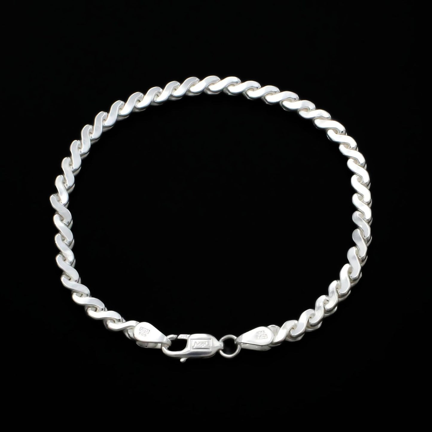 925 Sterling Silver handmade gifting Men's Bracelet Man Jewelry 8.5"