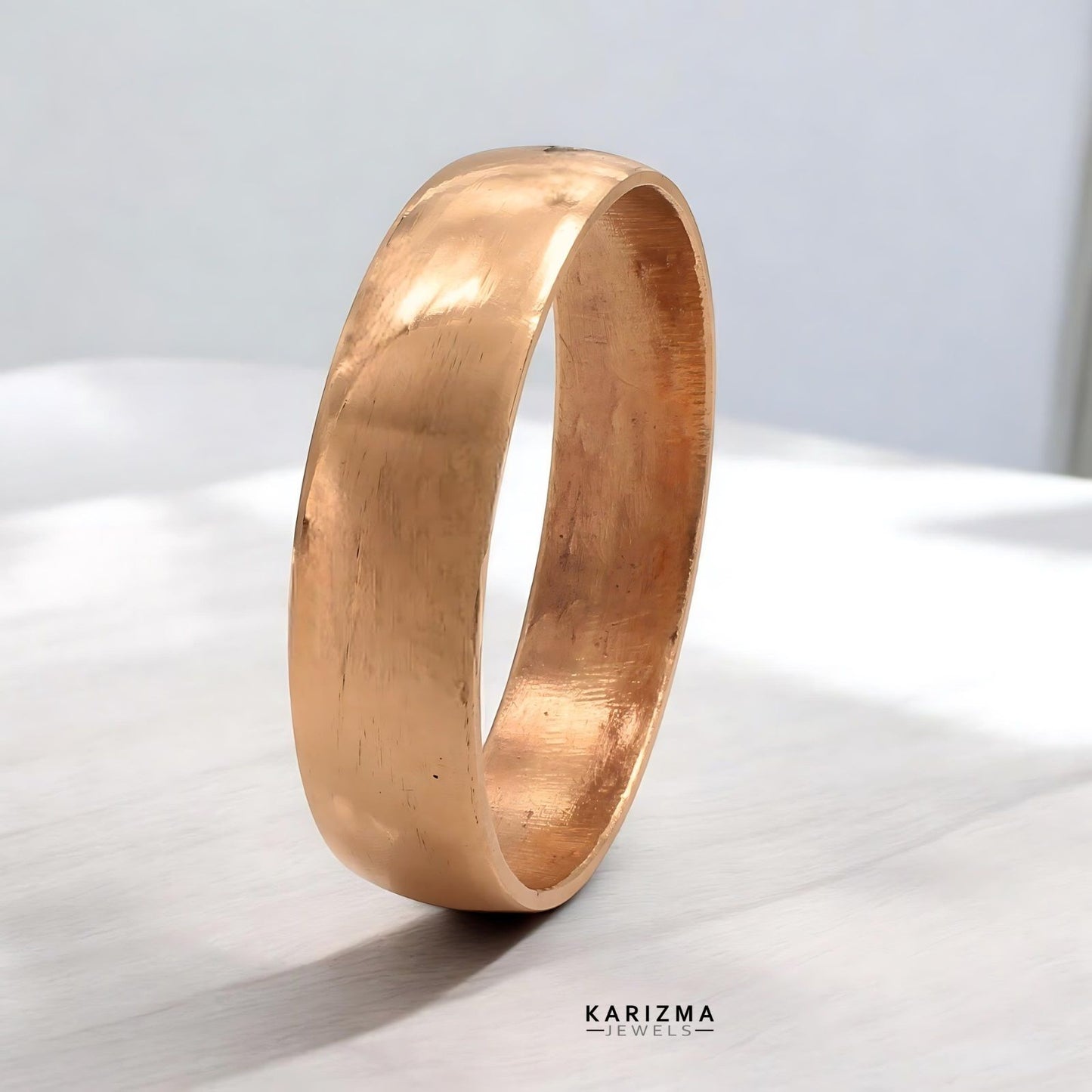 Heavy wide Jointless Copper Bangle bejod tamba ka kada for astrology