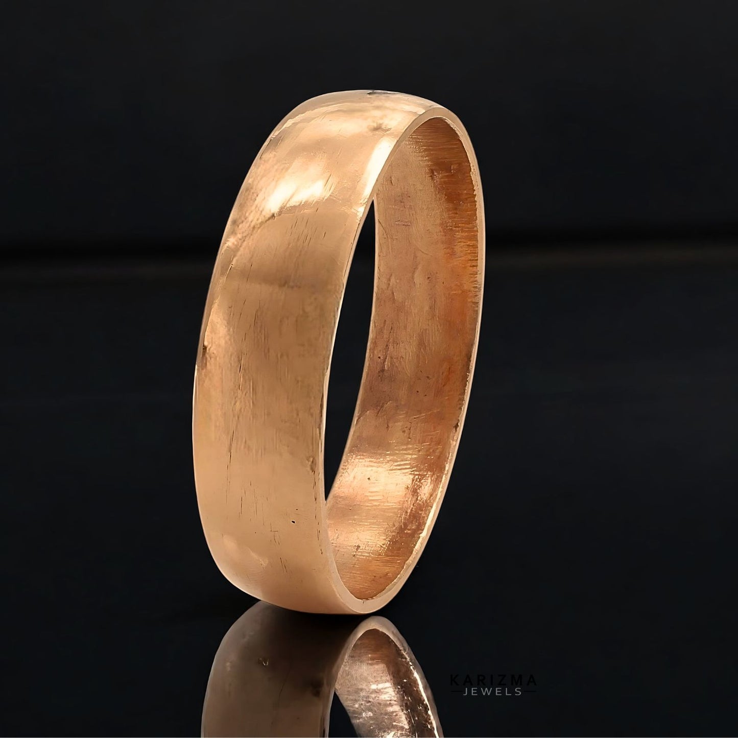 Heavy wide Jointless Copper Bangle bejod tamba ka kada for astrology
