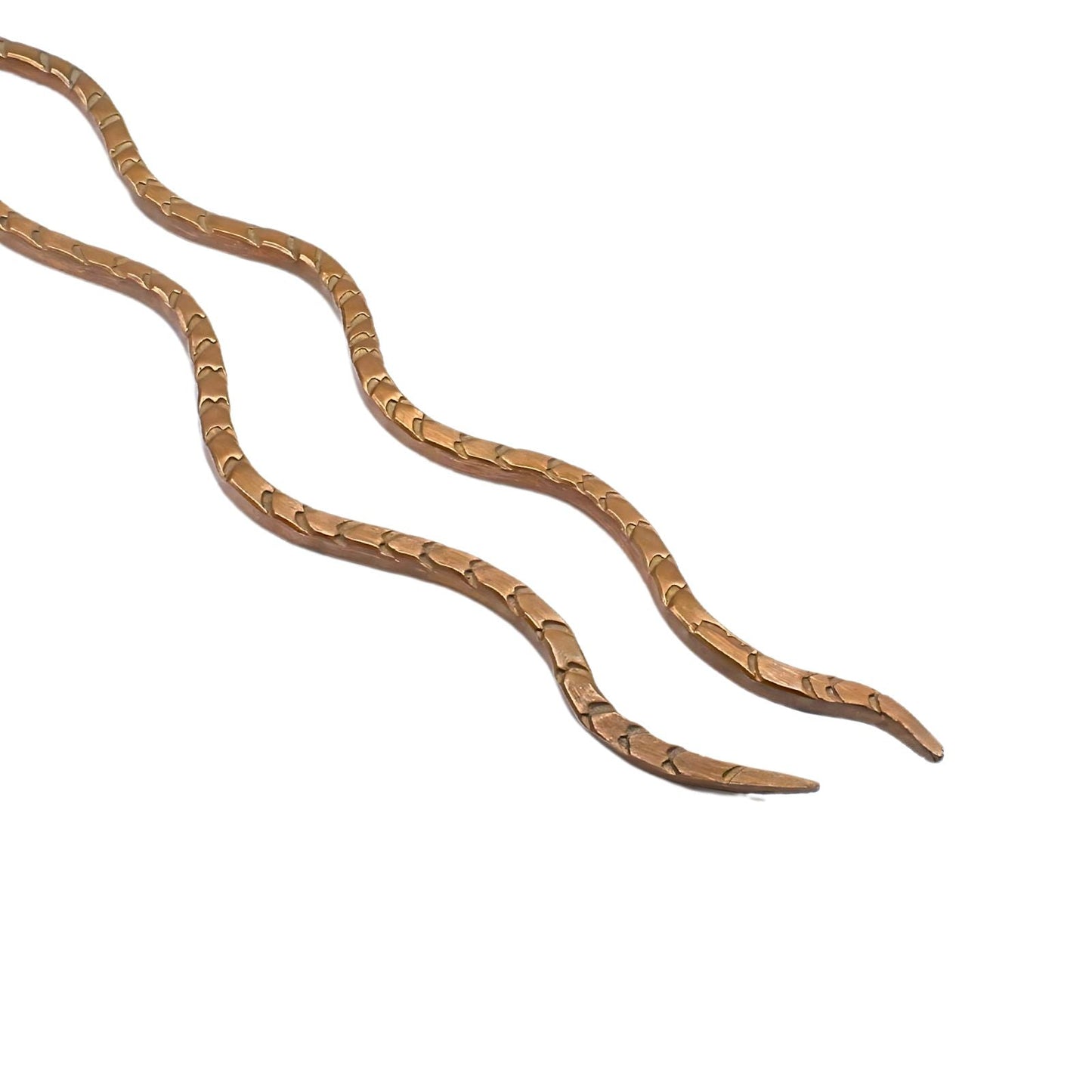 Pure Copper snakes pair - nag Naagin Dosh remedies meditation pooja