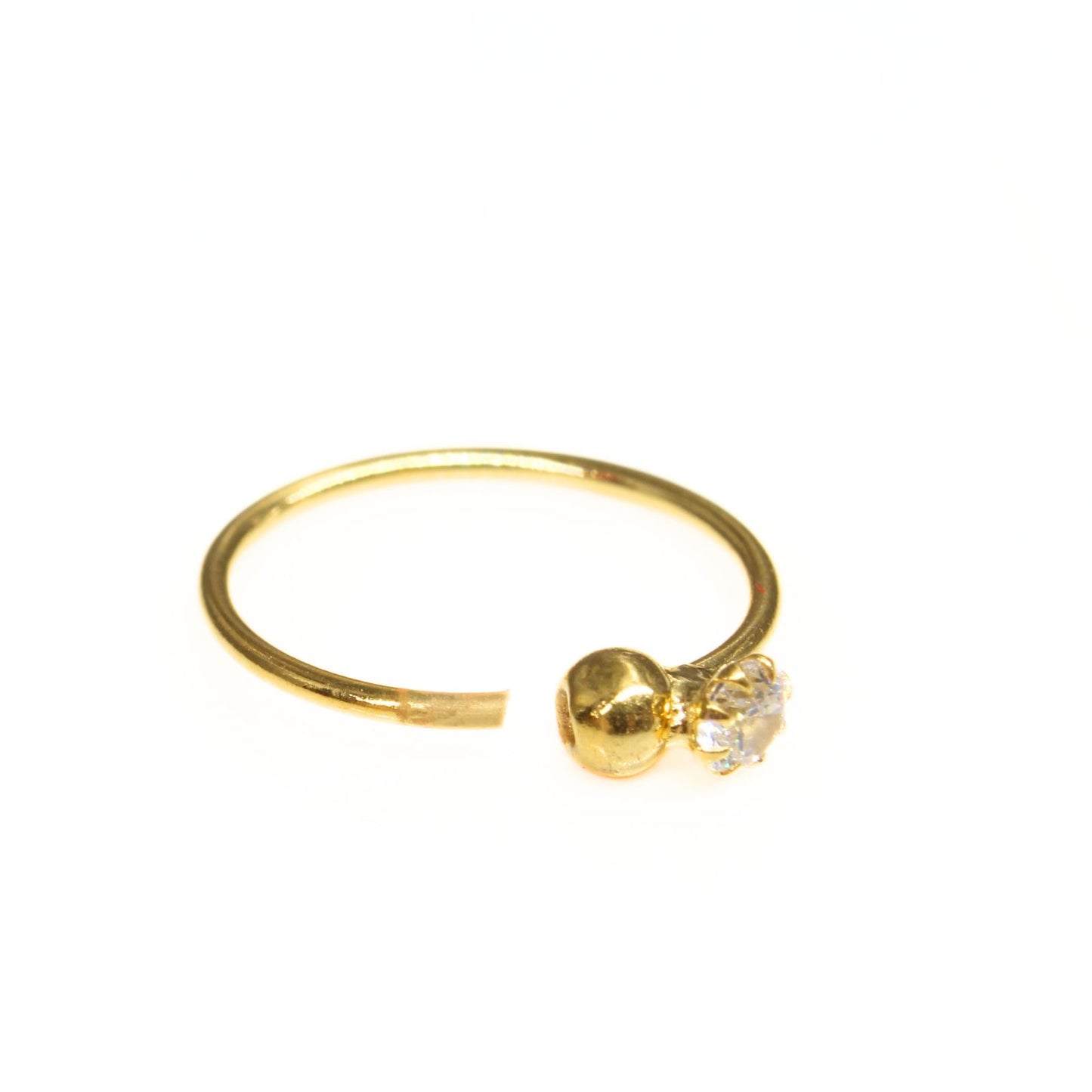 18k Real Gold Women Nose Rings
