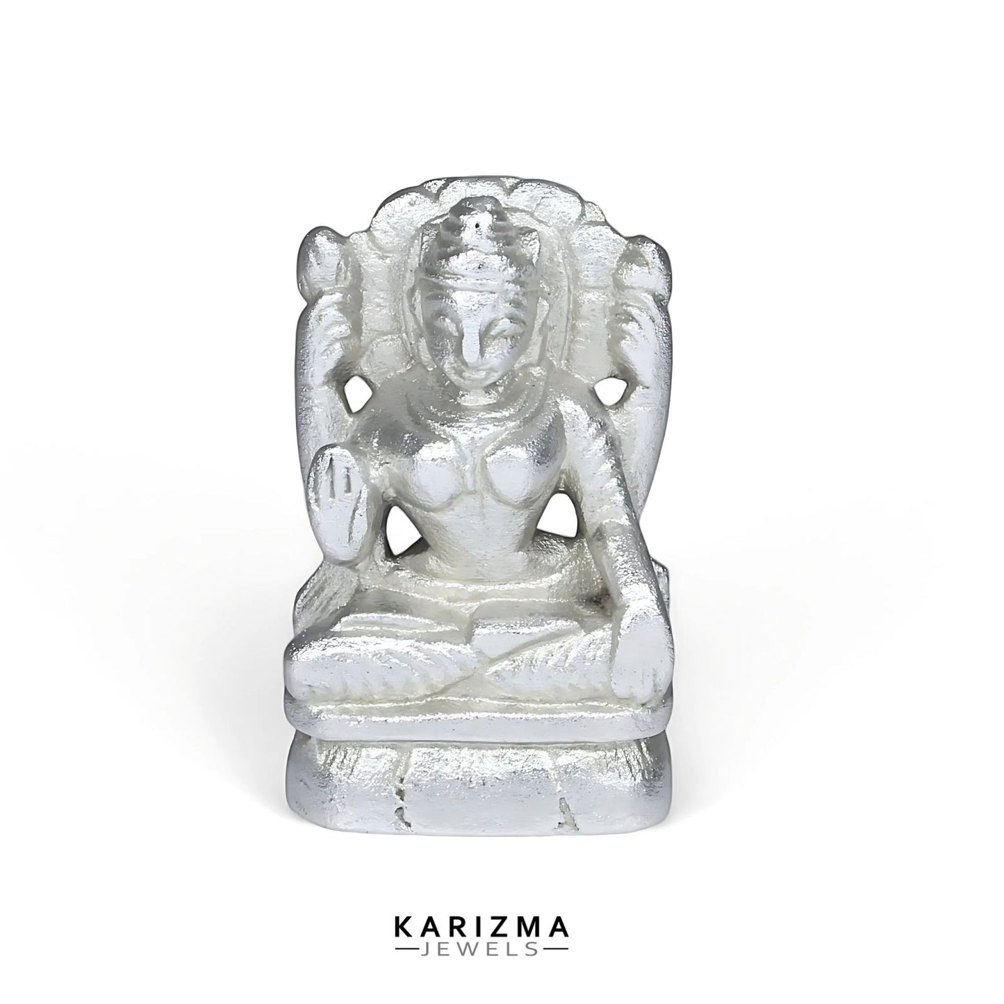 Real Parad (Mercury) Lakshmi Ganesh Idol for Home Puja Pooja