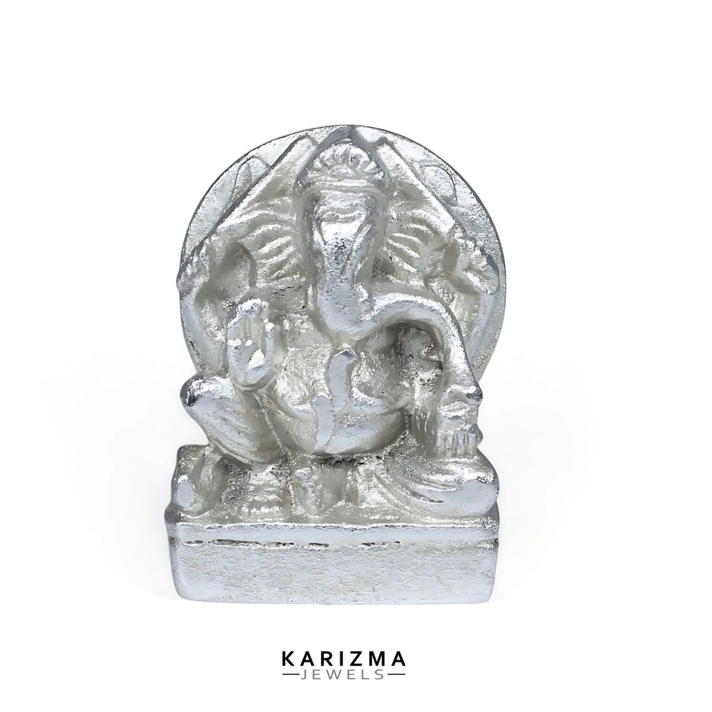 Real Parad (Mercury) Lakshmi Ganesh Idol for Home Puja Pooja