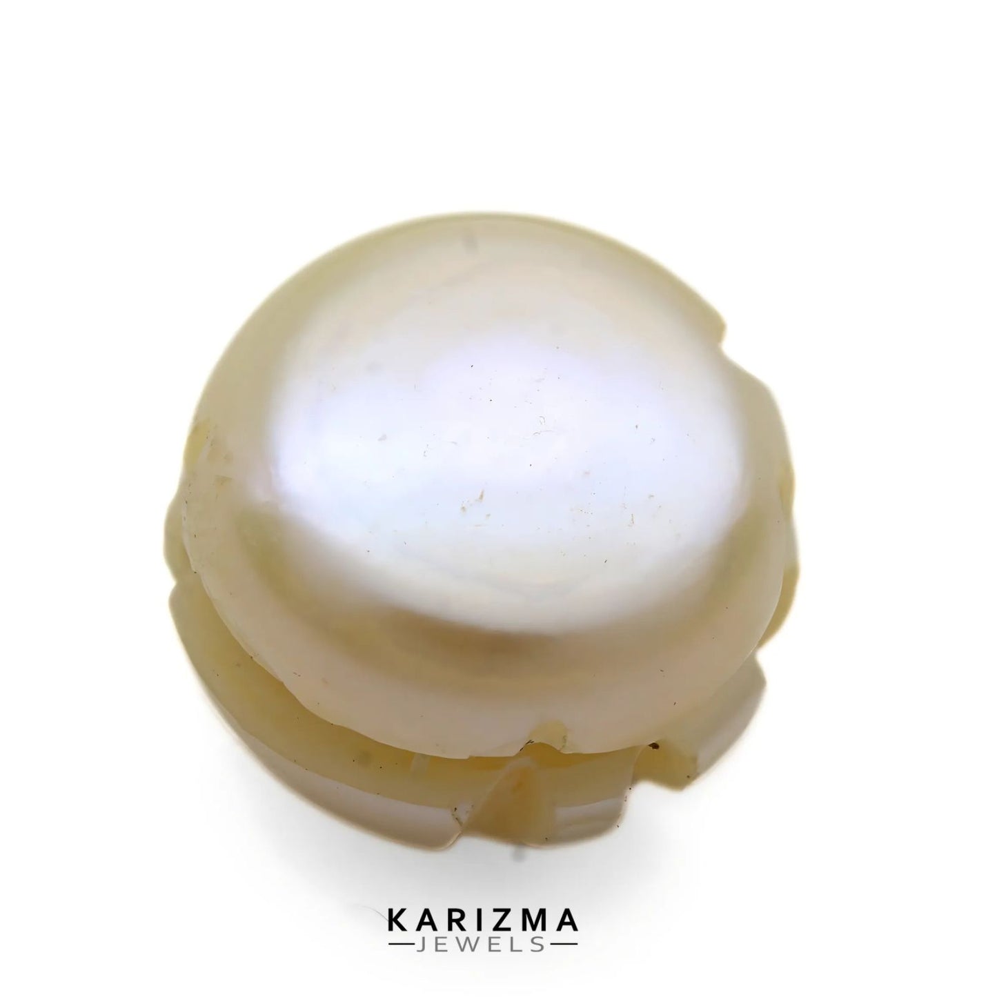 6.8Ct Real Natural Pearl Carved Lord Ganesha For Wealth & Prosperity