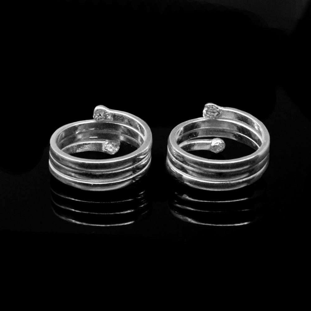 Real 925 Silver Toe Rings Indian Handmade bichia foot ring