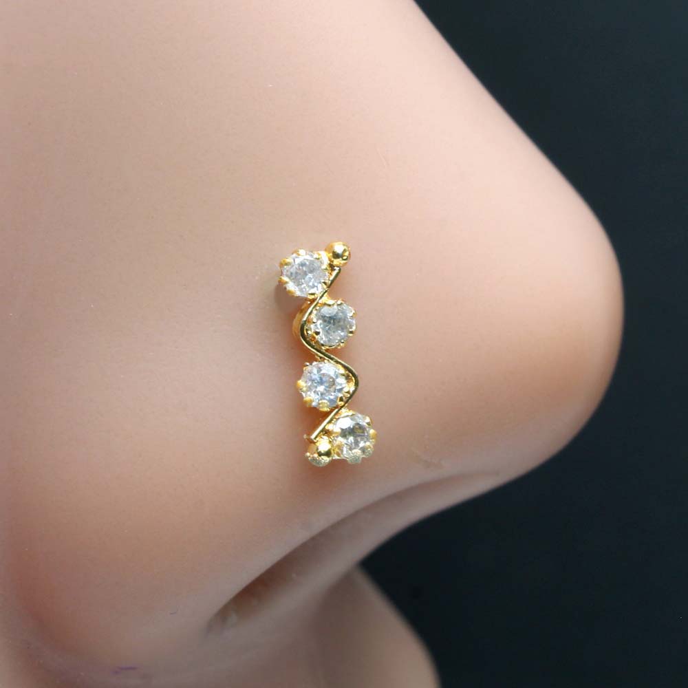 Nose pin deals gold designs 2019