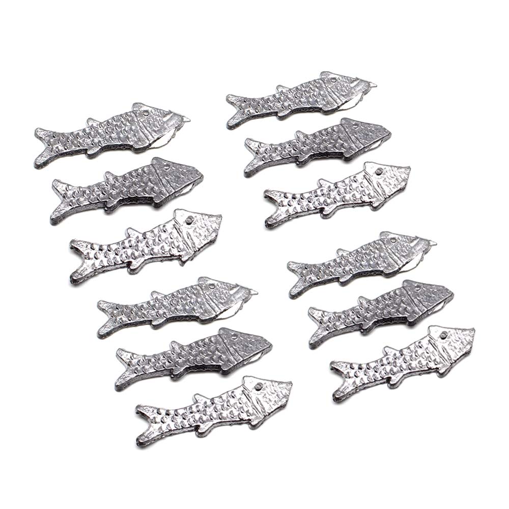 12pc Set Lead Ranga Fish for Lal kitab red book and astrological remedies