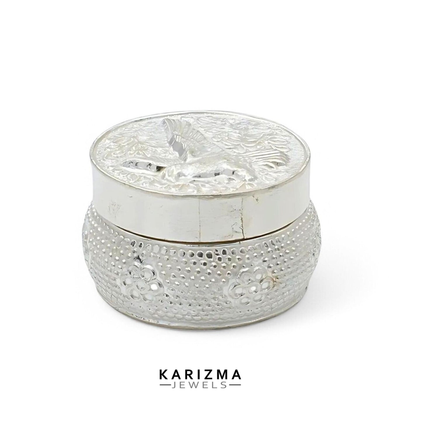 Real Sterling Silver unique Honey Container Dibbi for Red Book Remedy