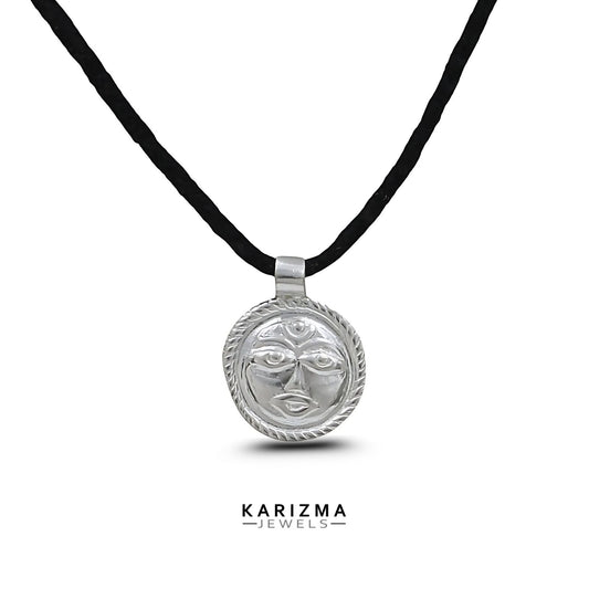 Real Sterling Silver Kids Sun (Suraj) Pendant lal kitab remedy