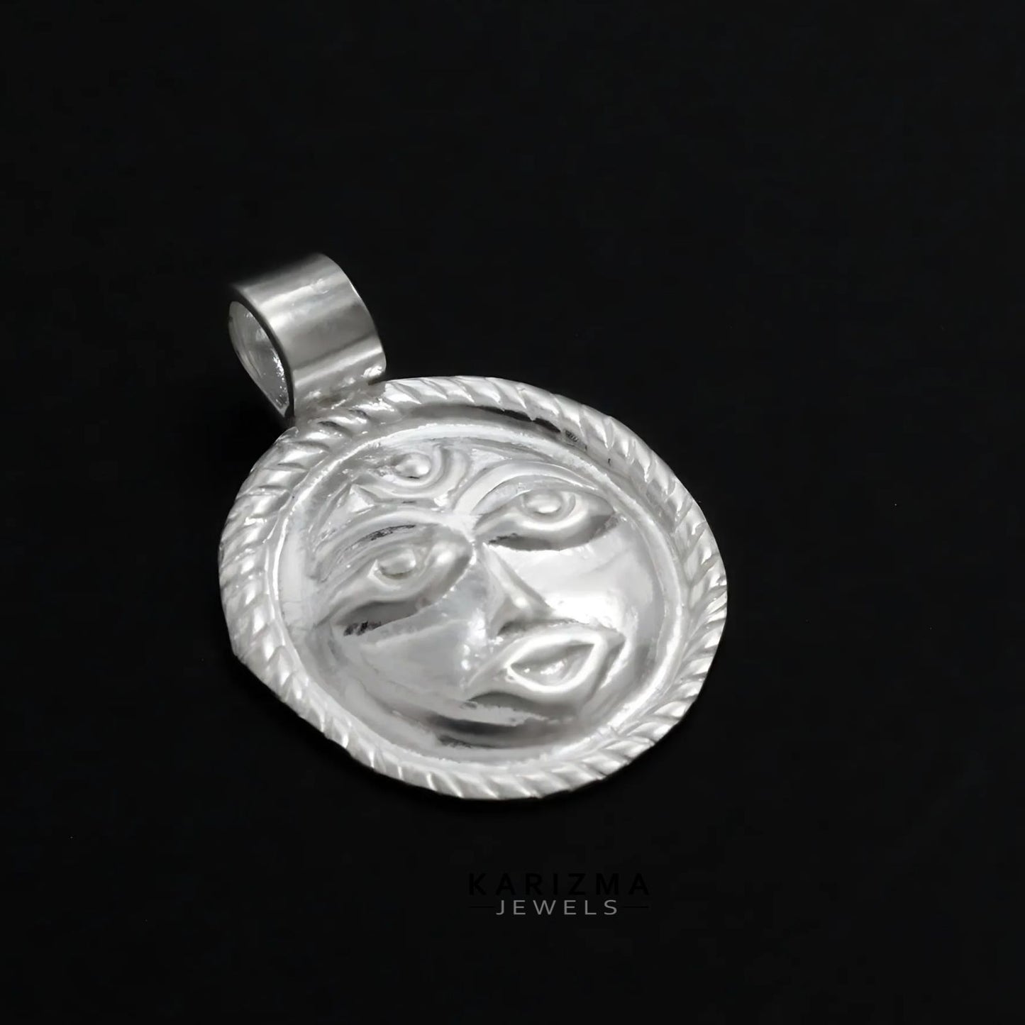 Real Sterling Silver Kids Sun (Suraj) Pendant lal kitab remedy