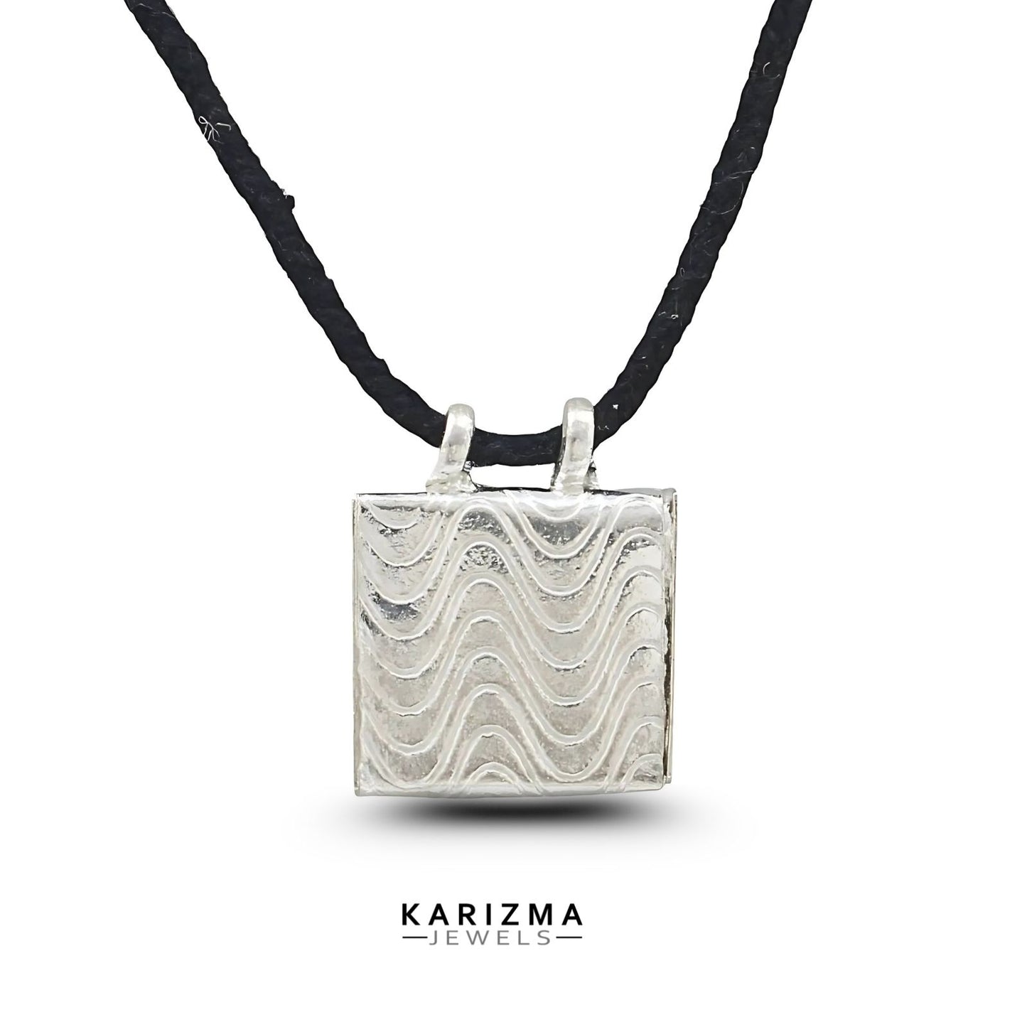 Real Sterling Silver Tabiz Pendant locket Container Open able lal kitab remedy