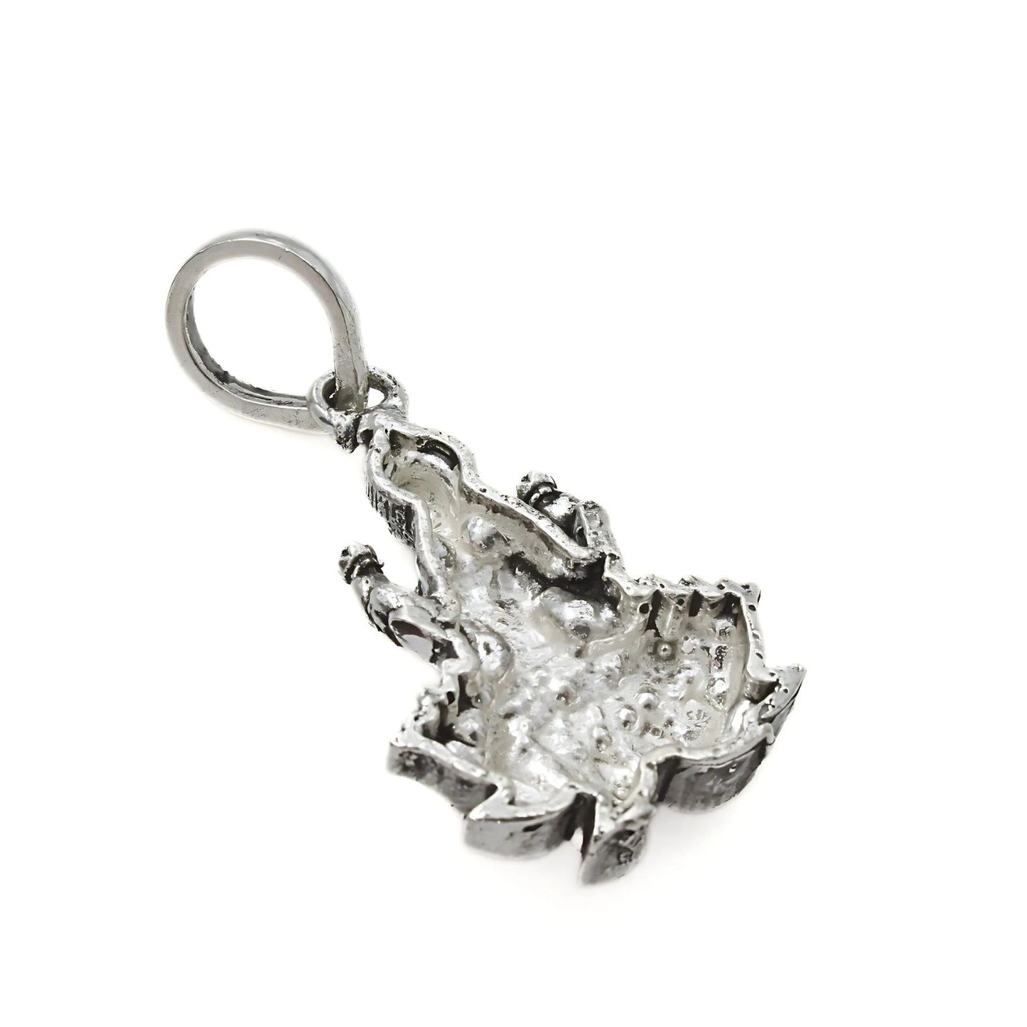 925 Real Sterling Silver Goddess Lakshmi Pendant