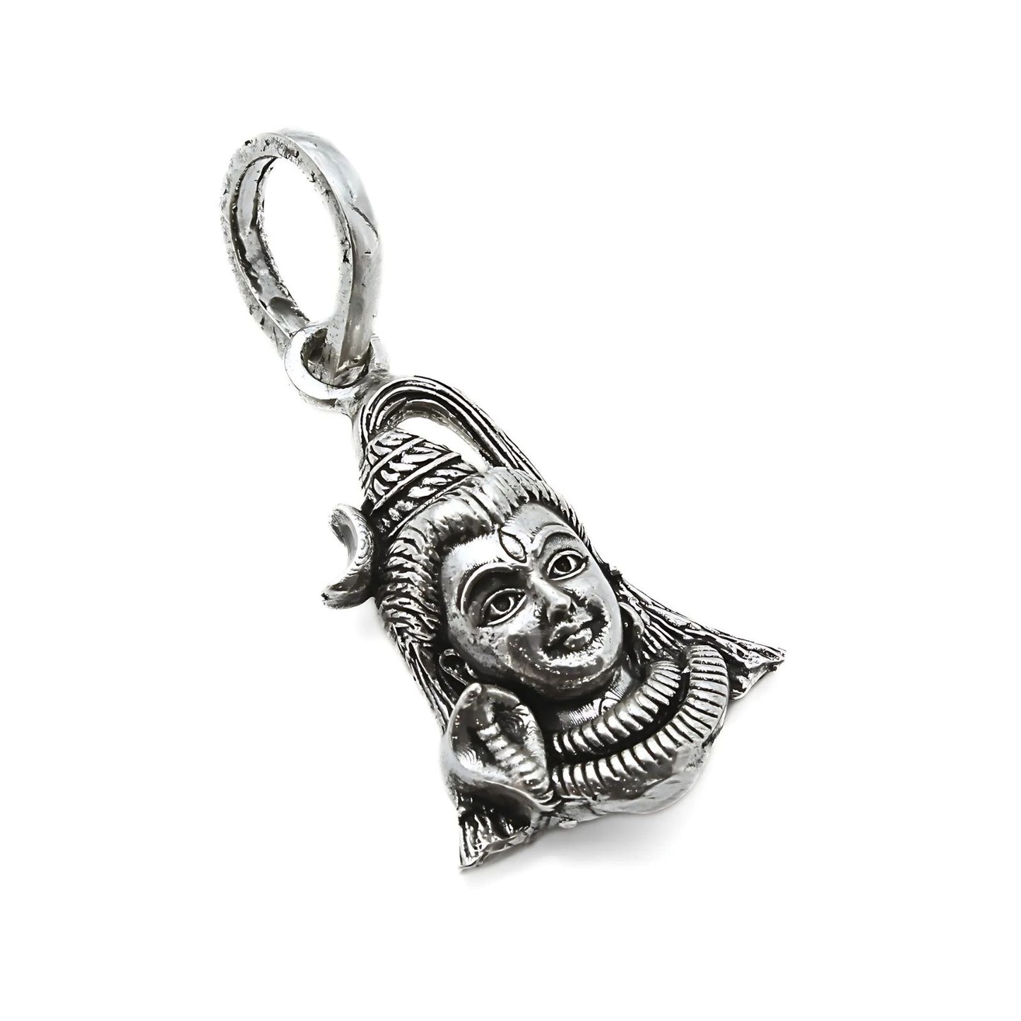 925 Real Sterling Silver Lord Shiva Pendant