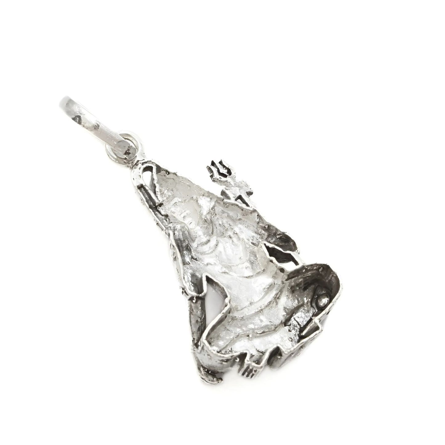 925 Real Sterling Silver Lord Shiva Pendant