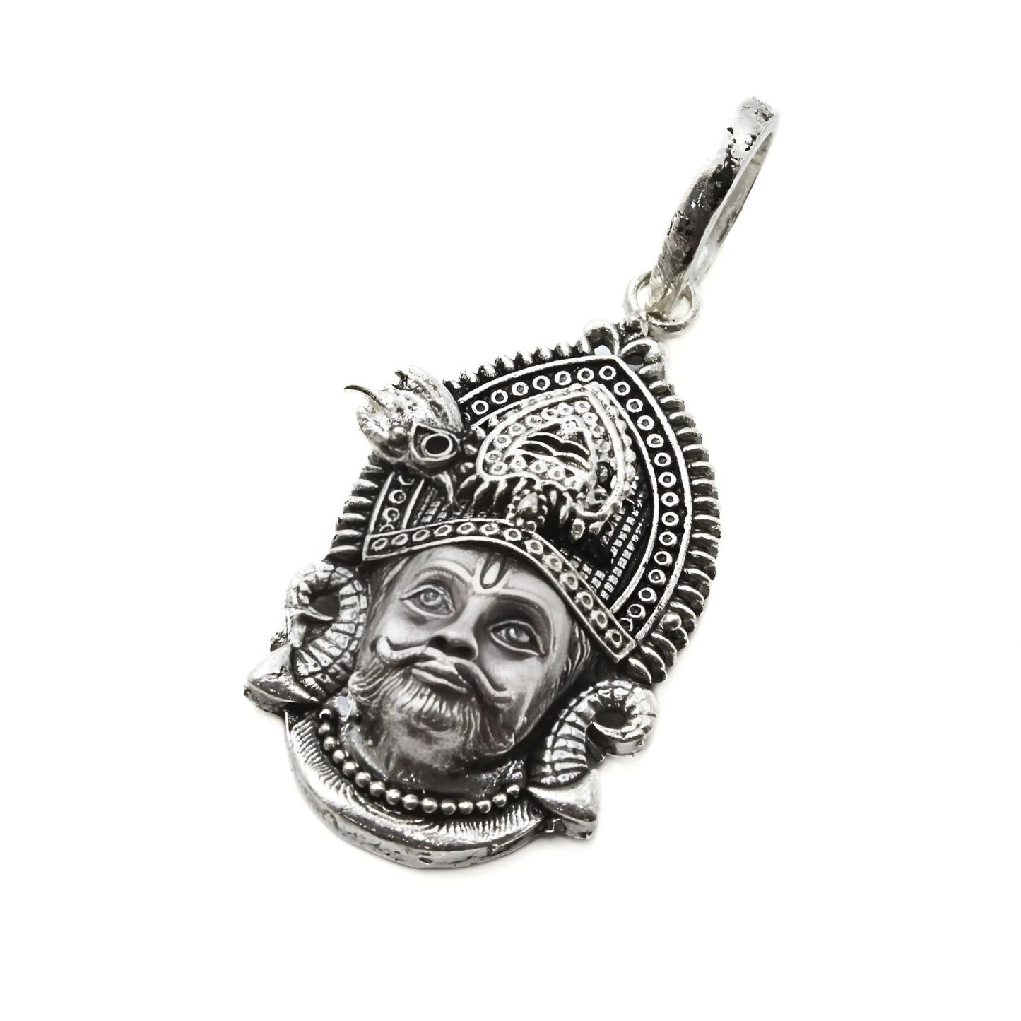 925 Real Sterling Silver Khatu Shyam Pendant